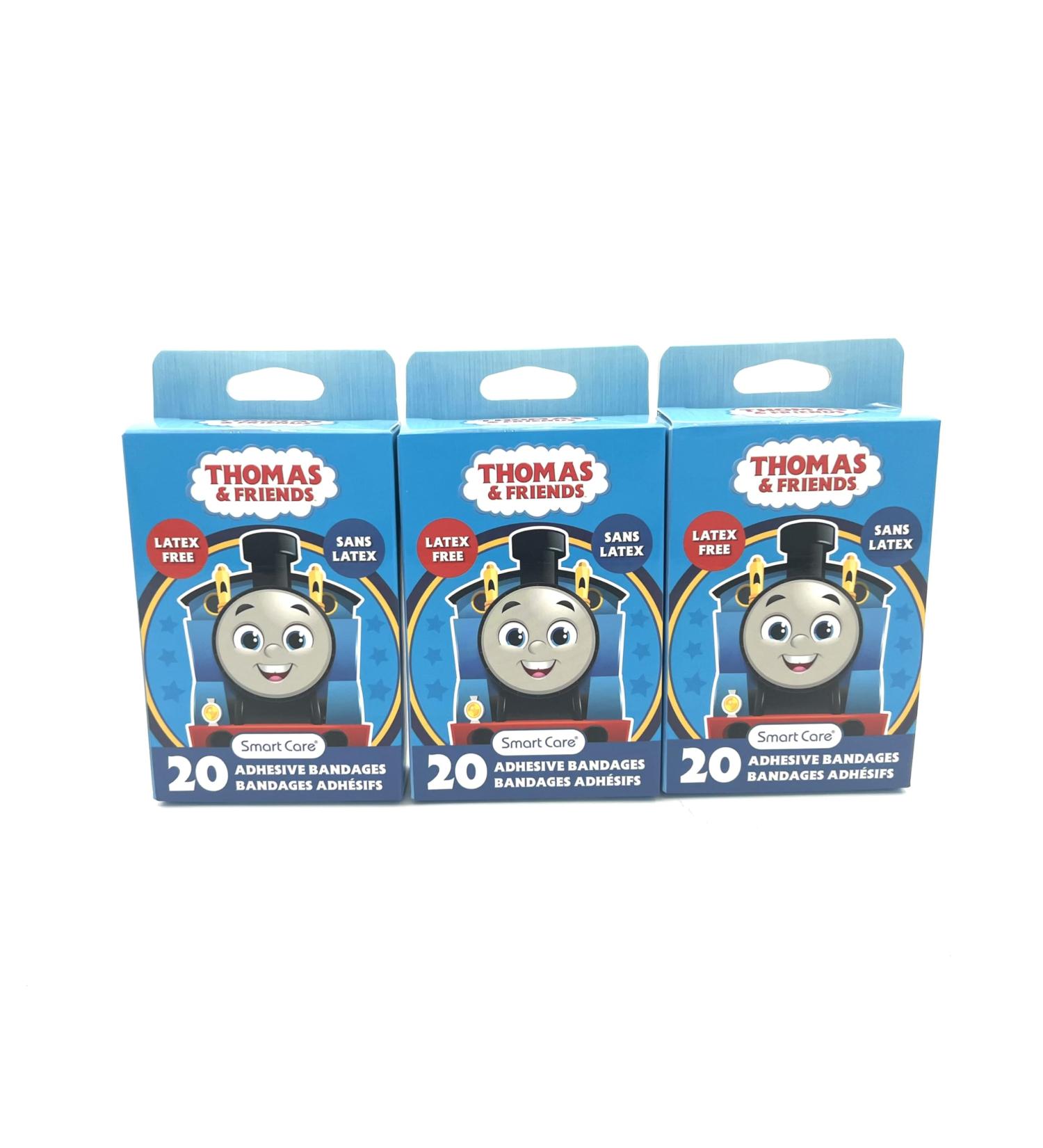 JJM Thomas and Friends Character Bandages Assorted Designs Box of 20-3pk Small