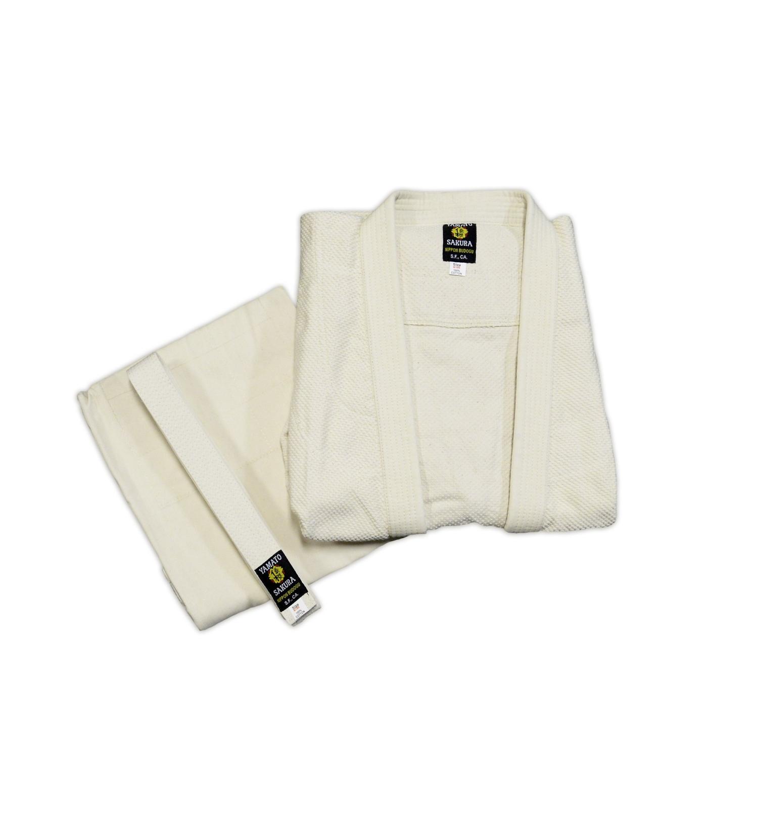 Yamato Sakura Unbleached Single Weave Judo Gi Uniform 5 - High Quality and Lightweight for Judo Practitioners - Buy Online on GoSupps.com