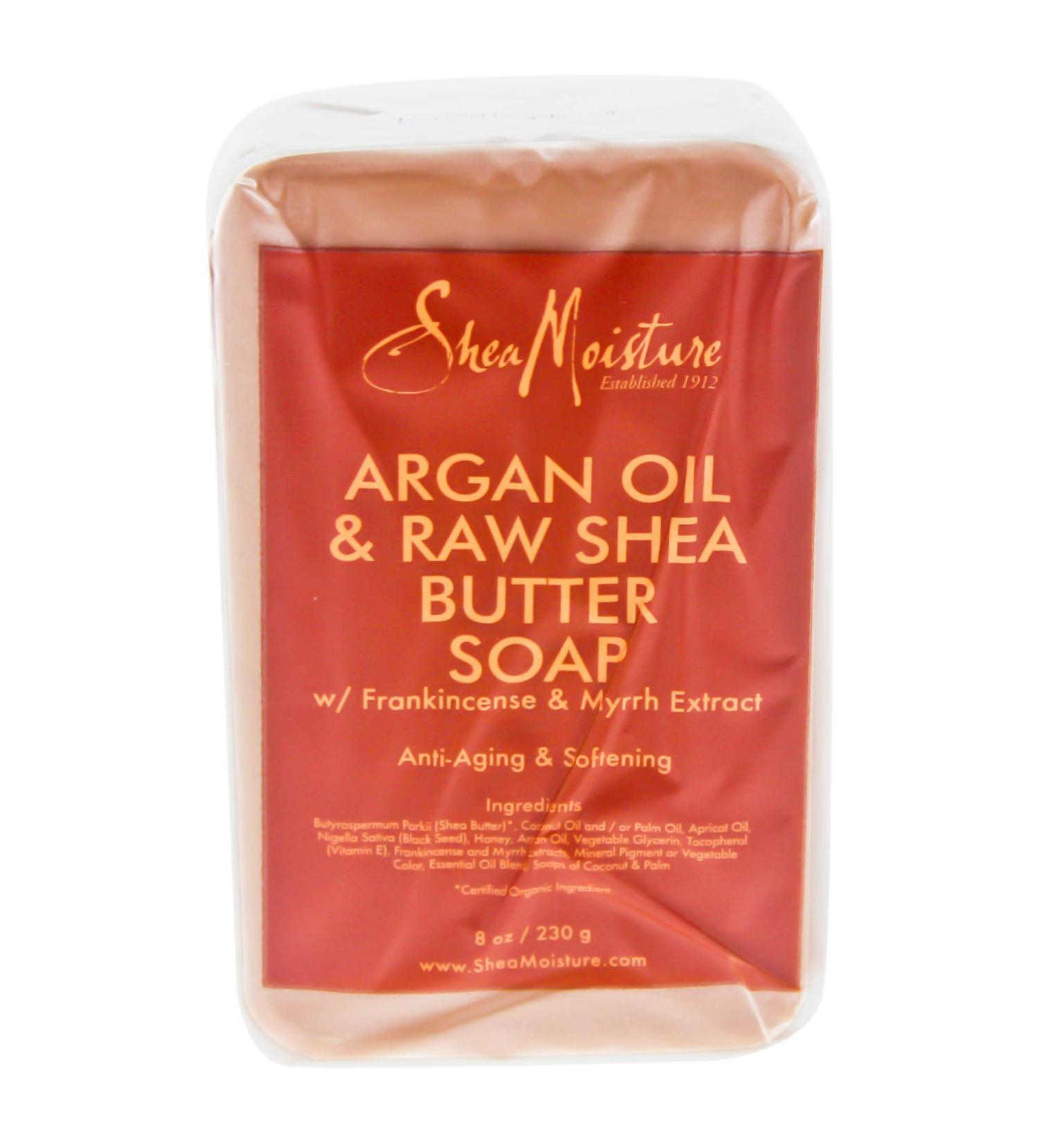 SheaMoisture Argan Oil & Raw Shea Butter Soap - 8 oz
