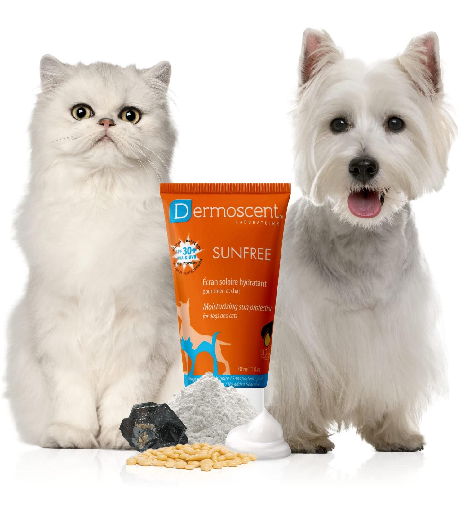 Sunfree | Mineral Sun Protection for Pets | Moisturizing UVA/UVB Protection for Dogs & Cats | Non-Fat Formula | Ideal for Sensitive Skin & Light Fur Colors - Buy Online on GoSupps.com