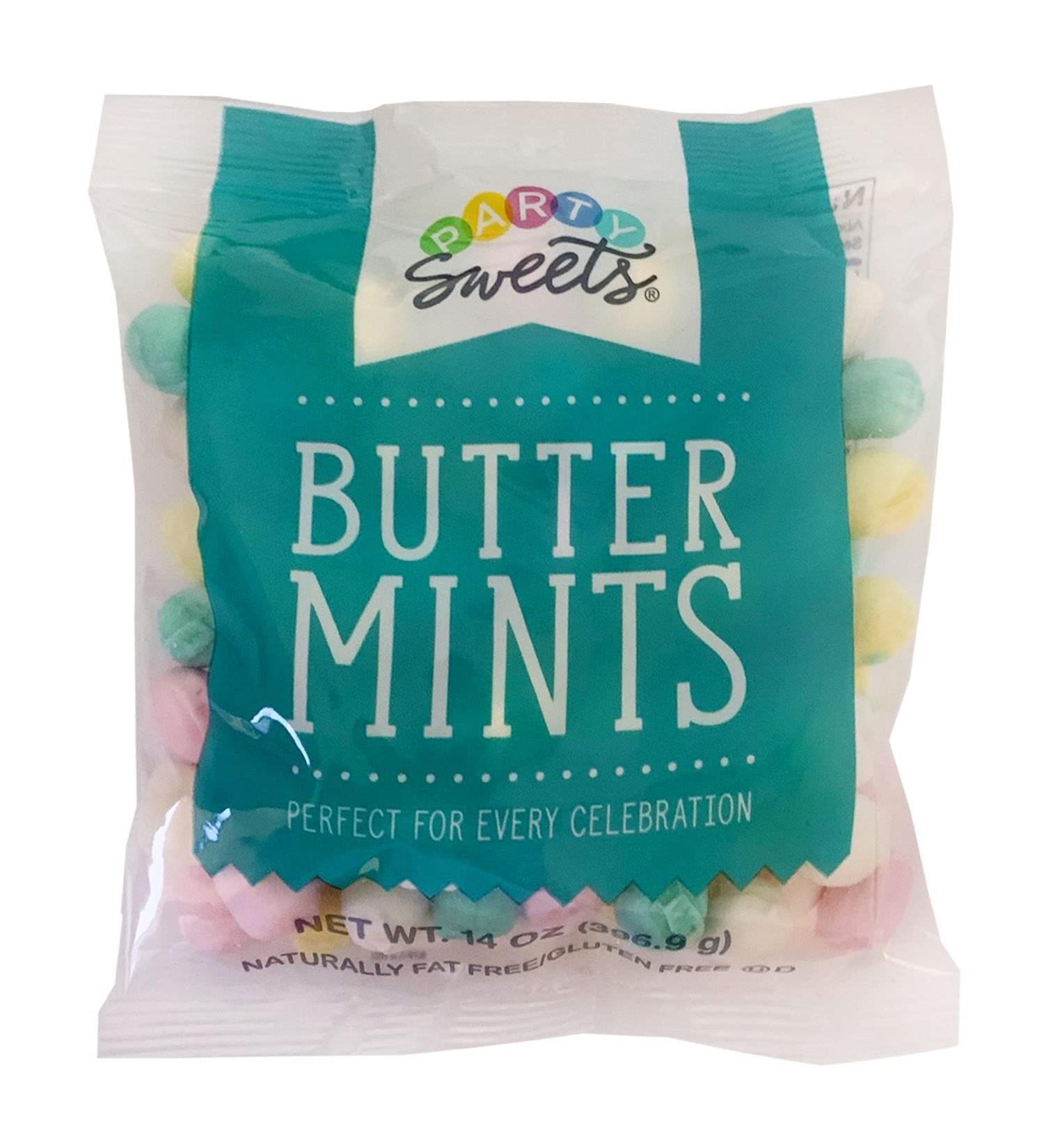 Party Sweets Assorted Pastel Buttermints - 14 Ounce Pack (Approx. 100 Pieces) - Buy Online on GoSupps.com