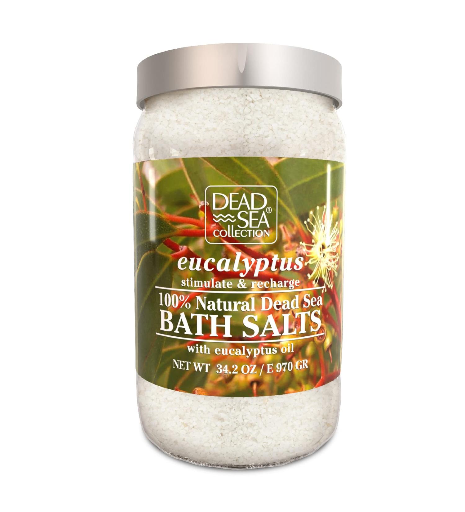 Dead Sea Collection Eucalyptus Bath Salts - 970g Organic Sea Salt for Relaxation & Aromatherapy Spa Experience - Buy Online on GoSupps.com