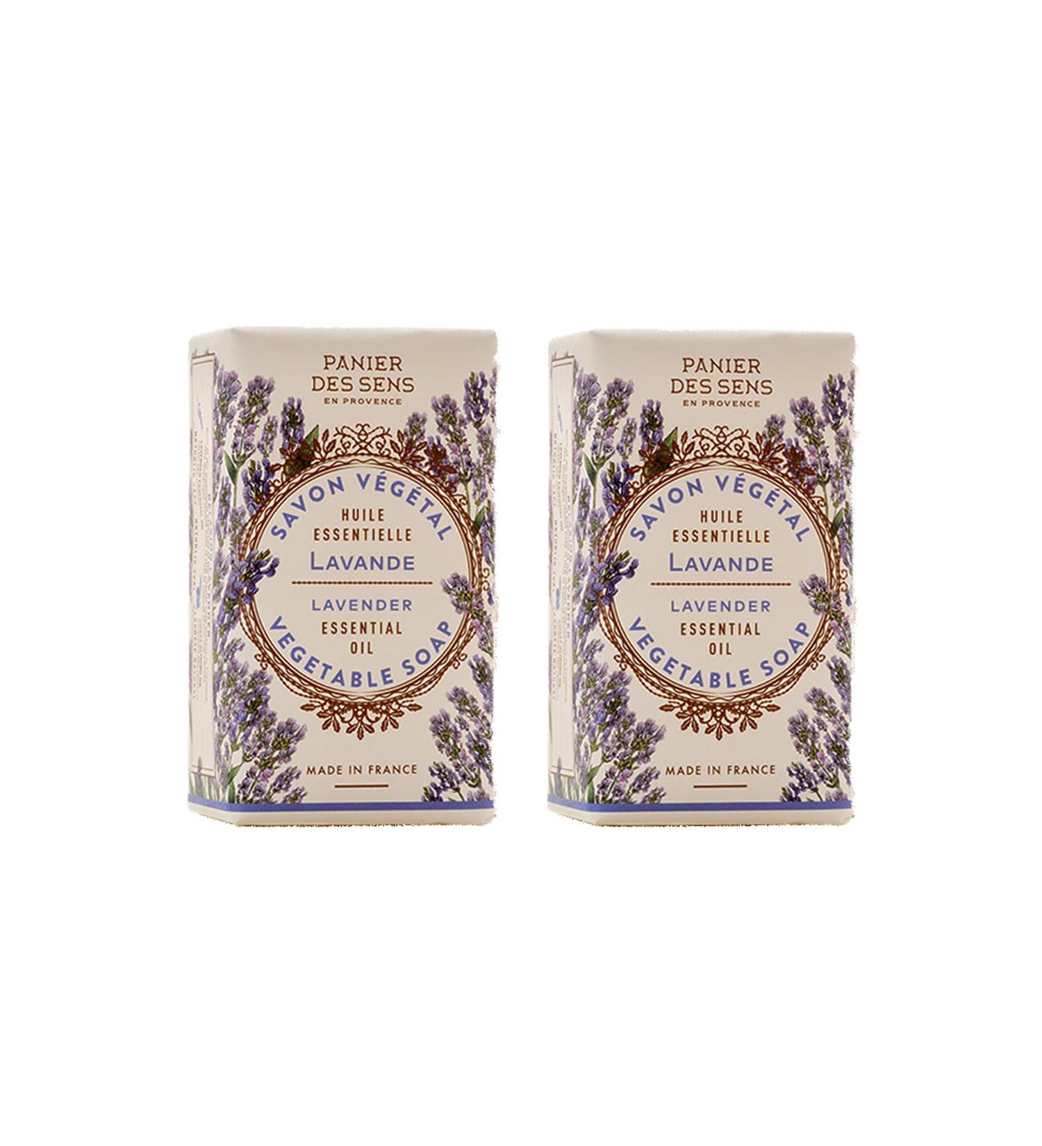 Panier des Sens Lavender Soap Bar - French Artisan Soap - 2 x 150g - Luxurious Skincare International Shipping Available - Buy Online on GoSupps.com
