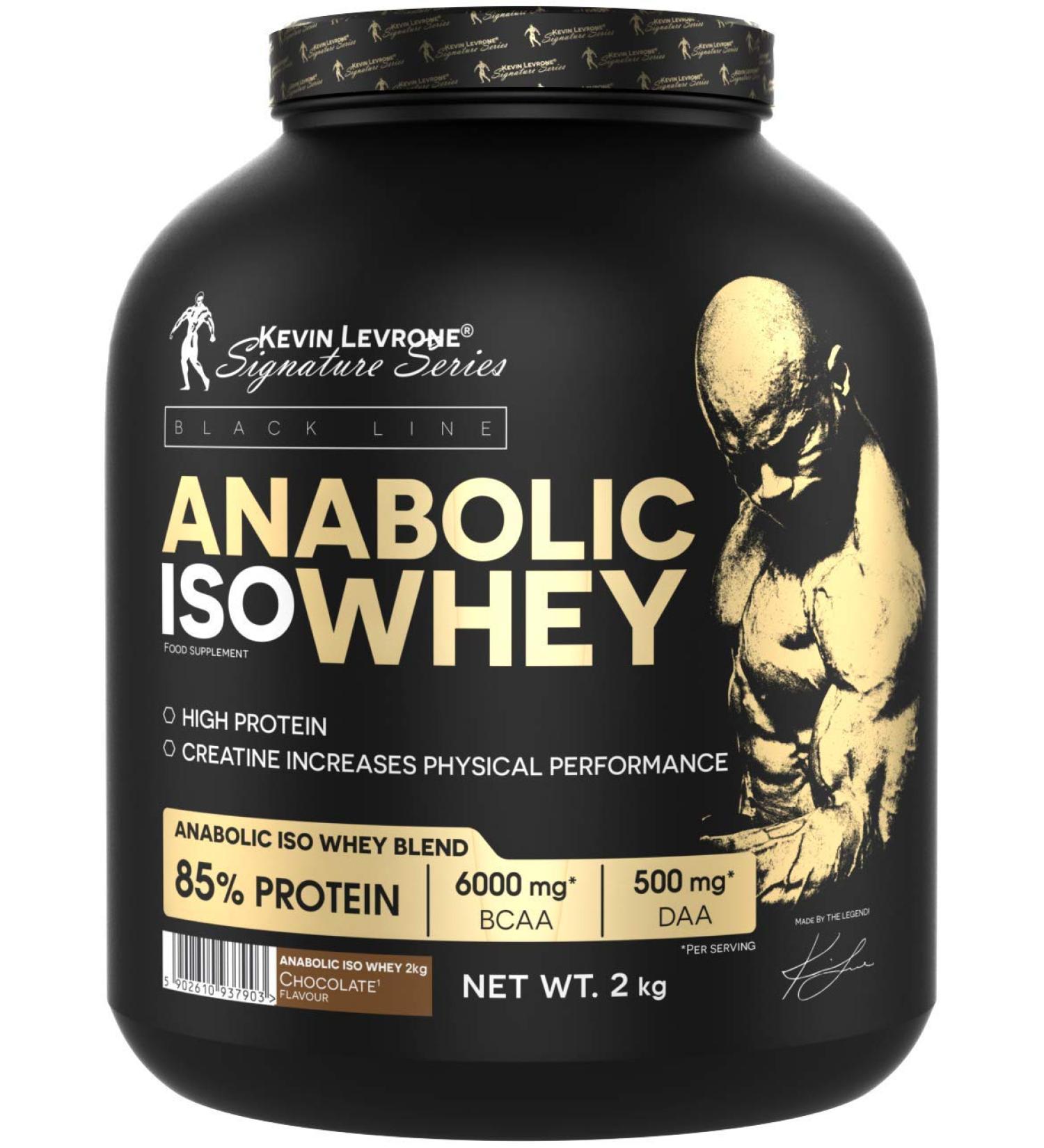 Kevin Levrone Black Line Anabolic Iso Whey 2kg - Strawberry - Pure Whey Isolat