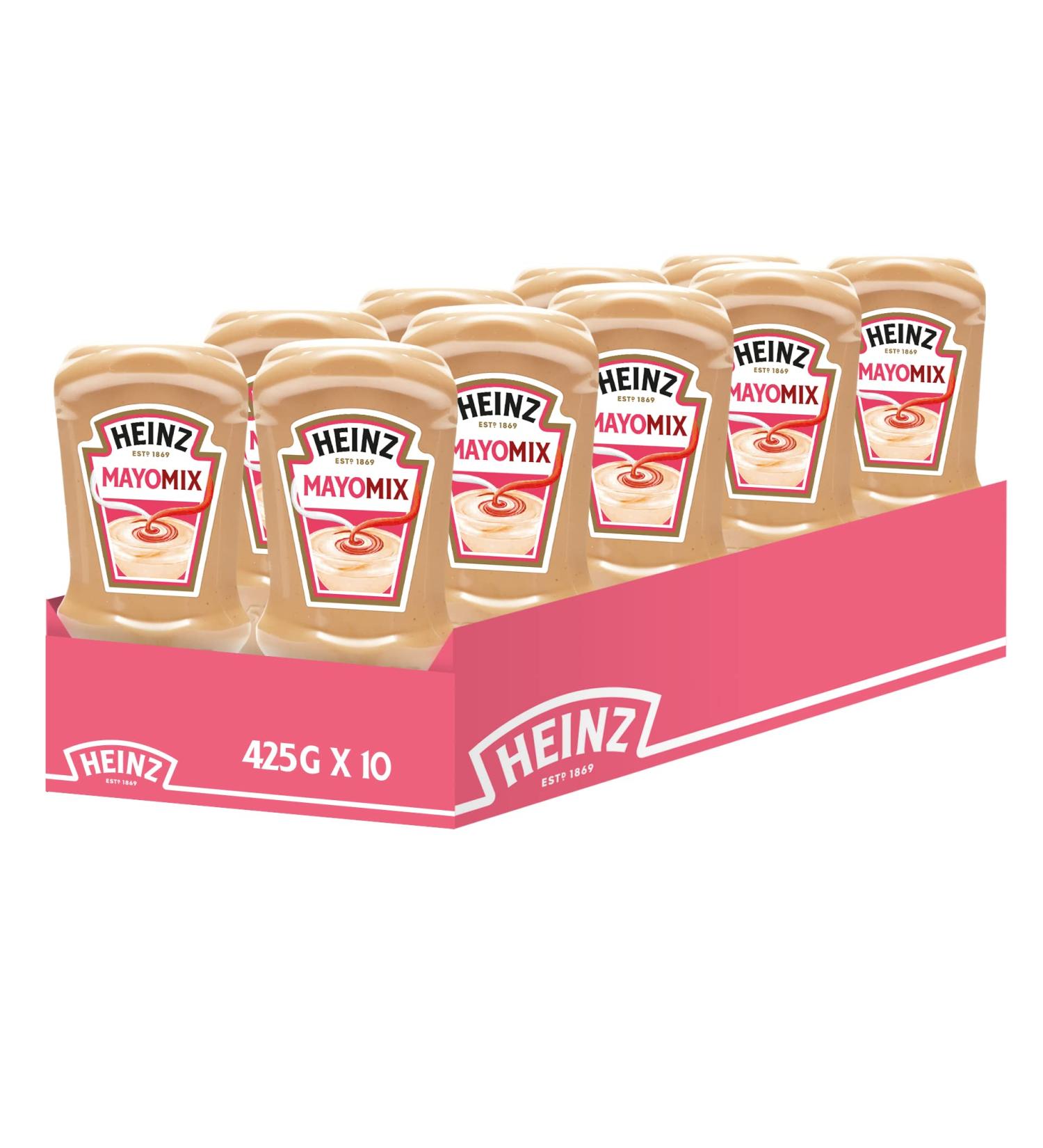 Sauce Heinz Mayo Mix (10 x 425 g) M lange TOP DOWN Bo te - Buy Online on GoSupps.com