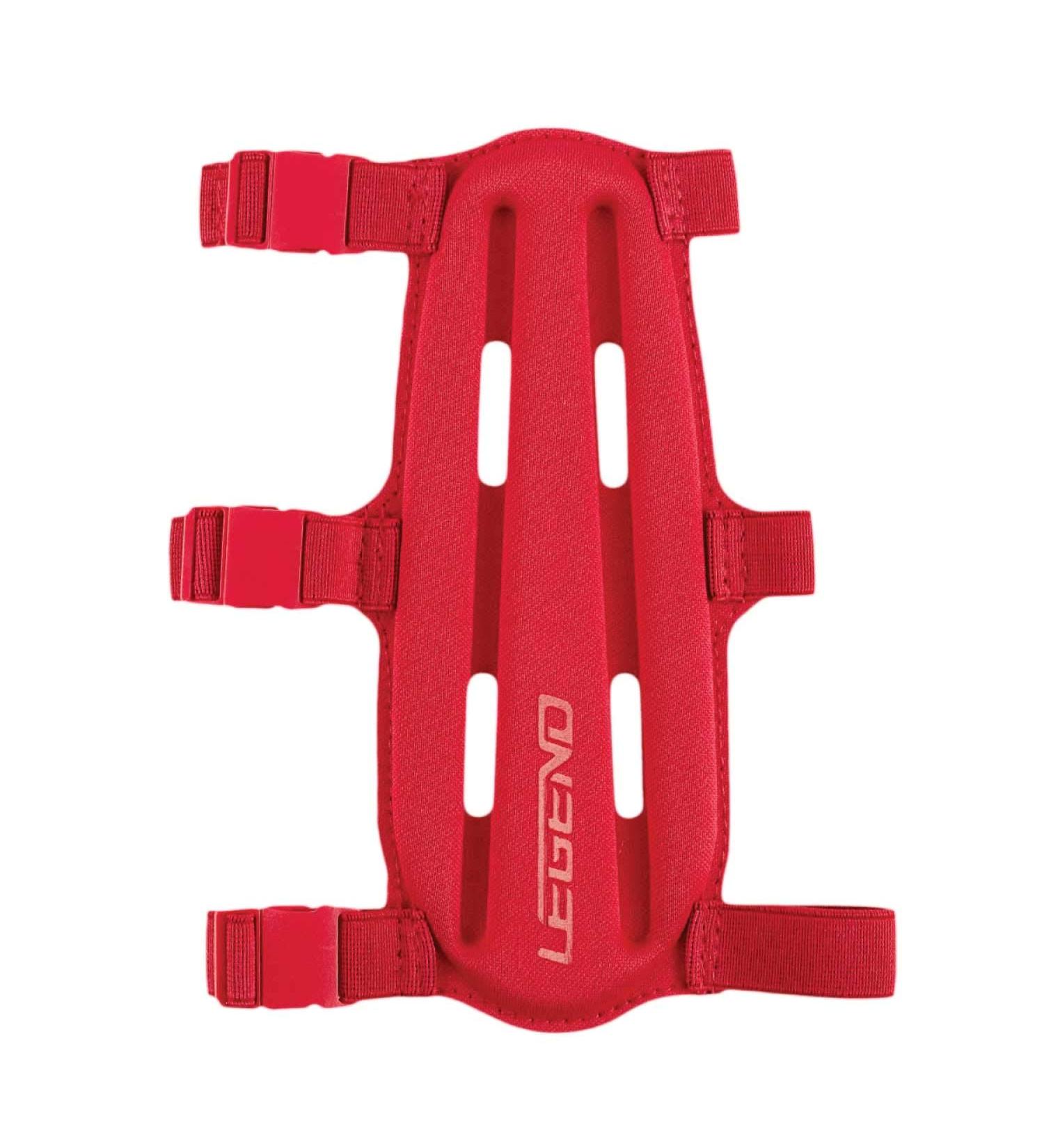 LEGEND Armguard XT Archery Arm Guard - Full Coverage Forearm Protection, Ventilated Design, Thermoshaped EVA Foam - Adjustable Straps, Quick-Release Buckles - Red, Size M - Buy Online on GoSupps.com