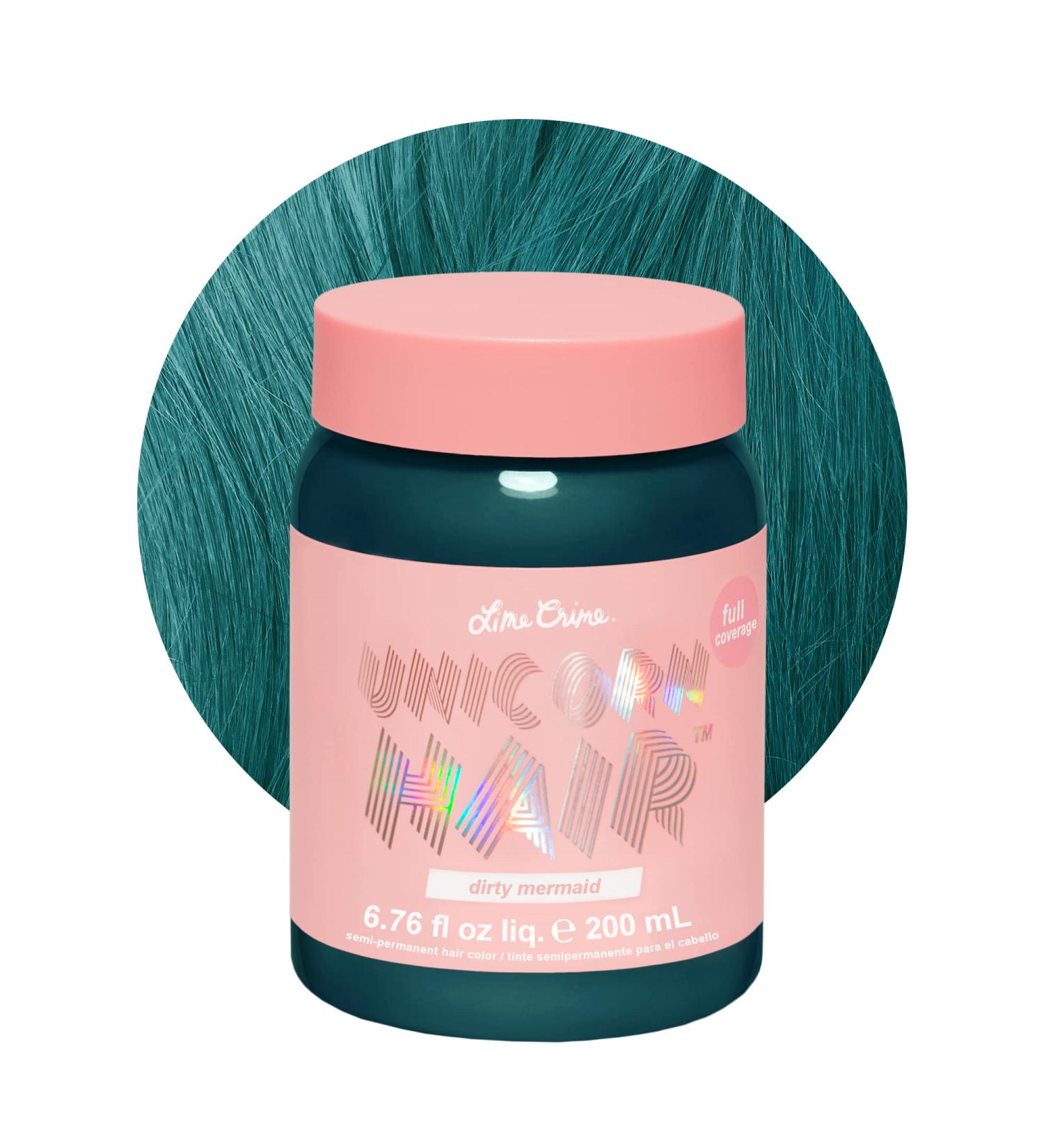 Lime Crime Dirty Mermaid Hair Dye - Damage-Free Vegan Semi-Permanent Color & Conditioner - Buy Online on GoSupps.com