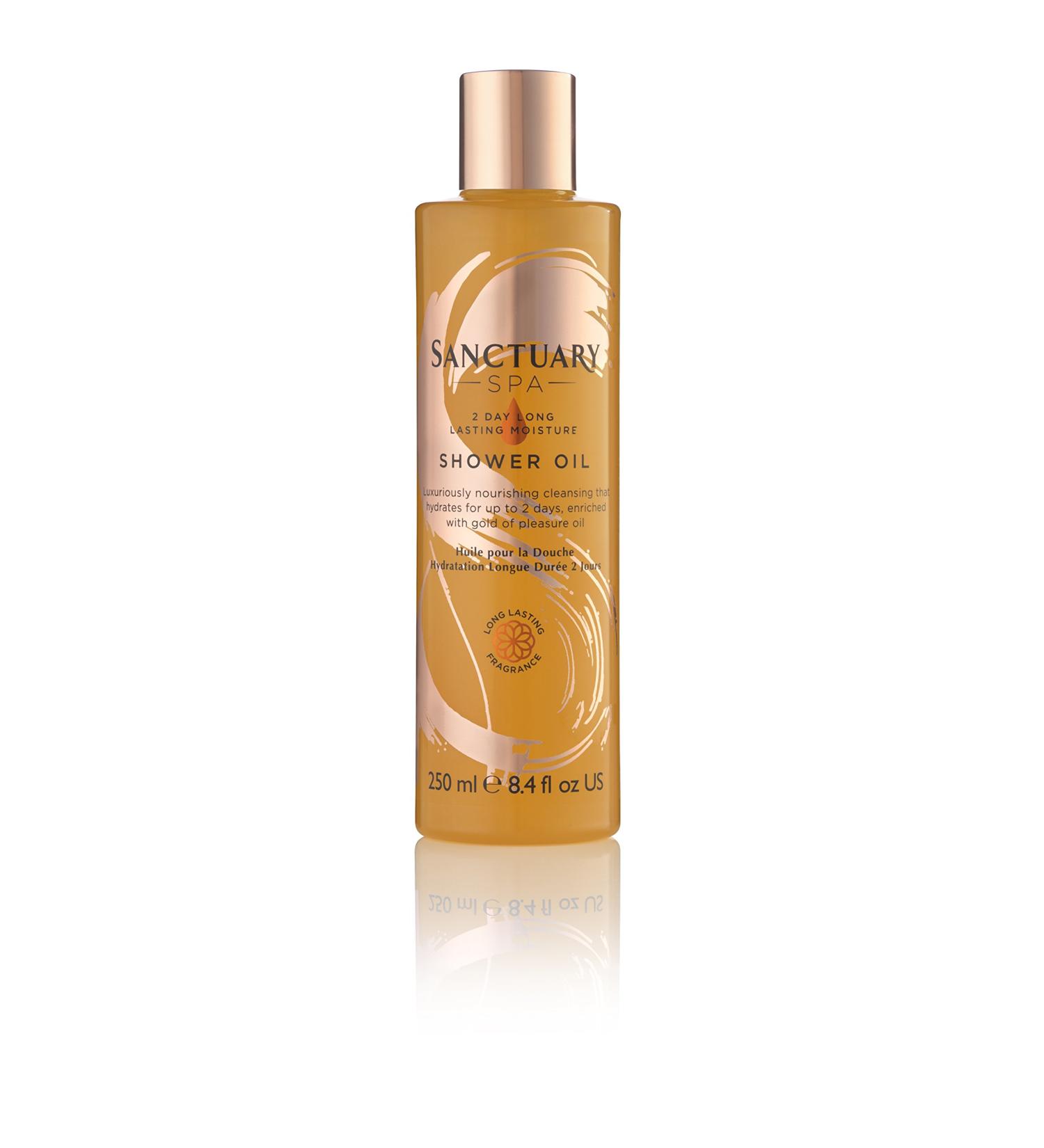Sanctuary Spa Shower Oil - Natural Vegan & Cruelty-Free 250ml | Best International Shipping - Buy Online on GoSupps.com