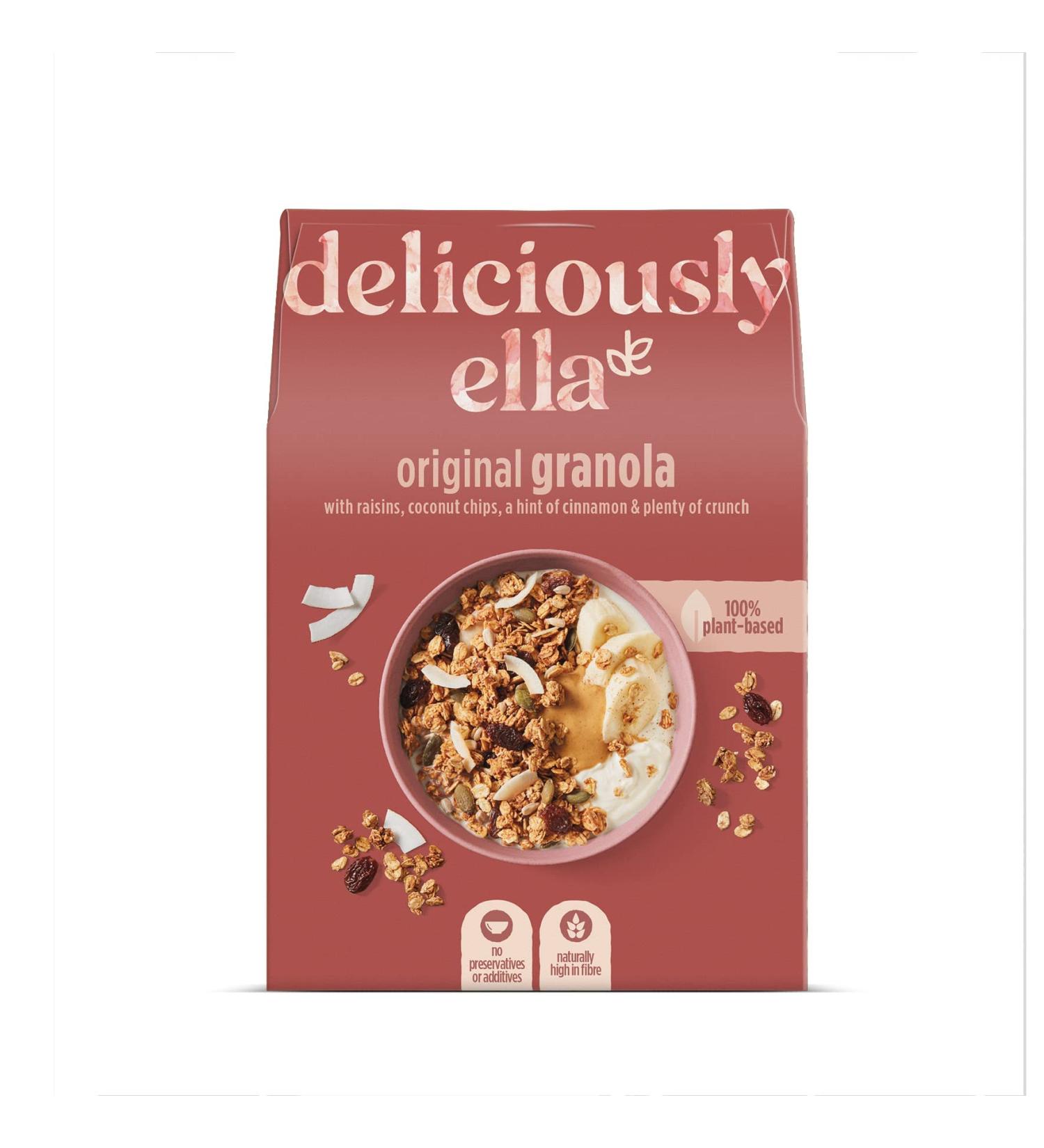 Deliciously Ella - Granola & Muesli Gluten-Free Vegan Friendly Healthy Breakfast (6 boxes) (Original Granola) - Buy Online on GoSupps.com
