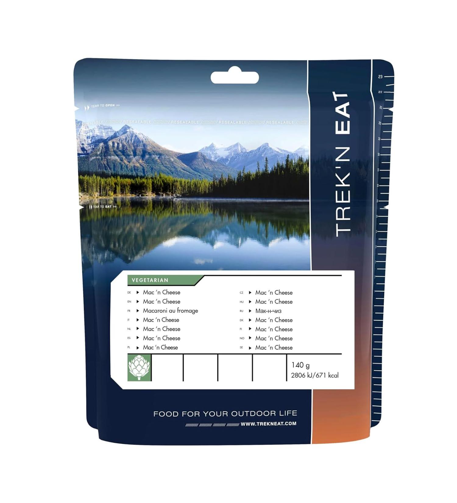 Trekn Eat Mac n Cheese - Gourmet Instant Meal | Eco-Friendly & Convenient International Shipping - Buy Online on GoSupps.com