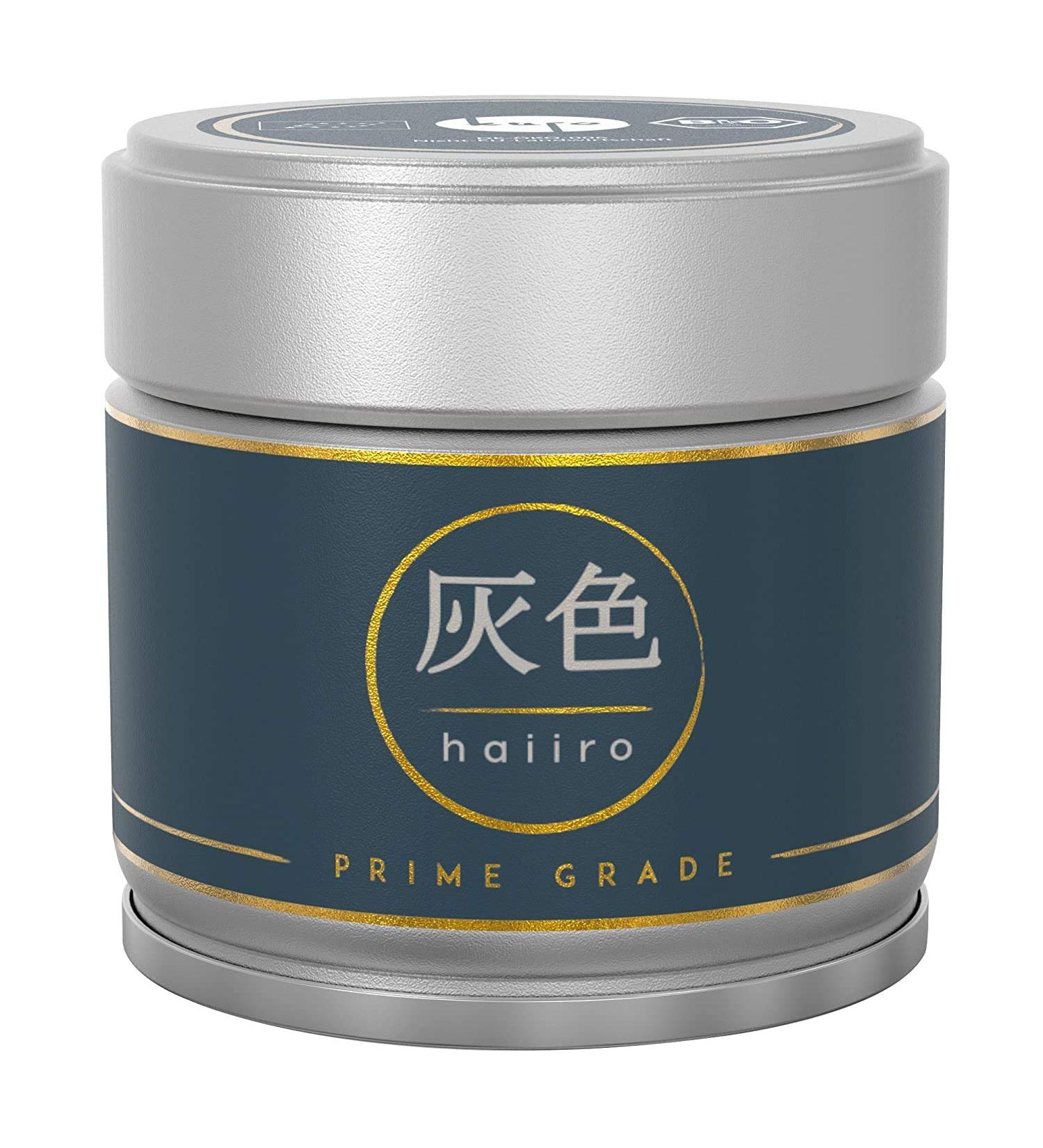 Organic Matcha Powder Haiiro | Premium Japanese Matcha Tea - 30g Can (1 Pack) - Finest Quality International Shipping - Buy Online on GoSupps.com
