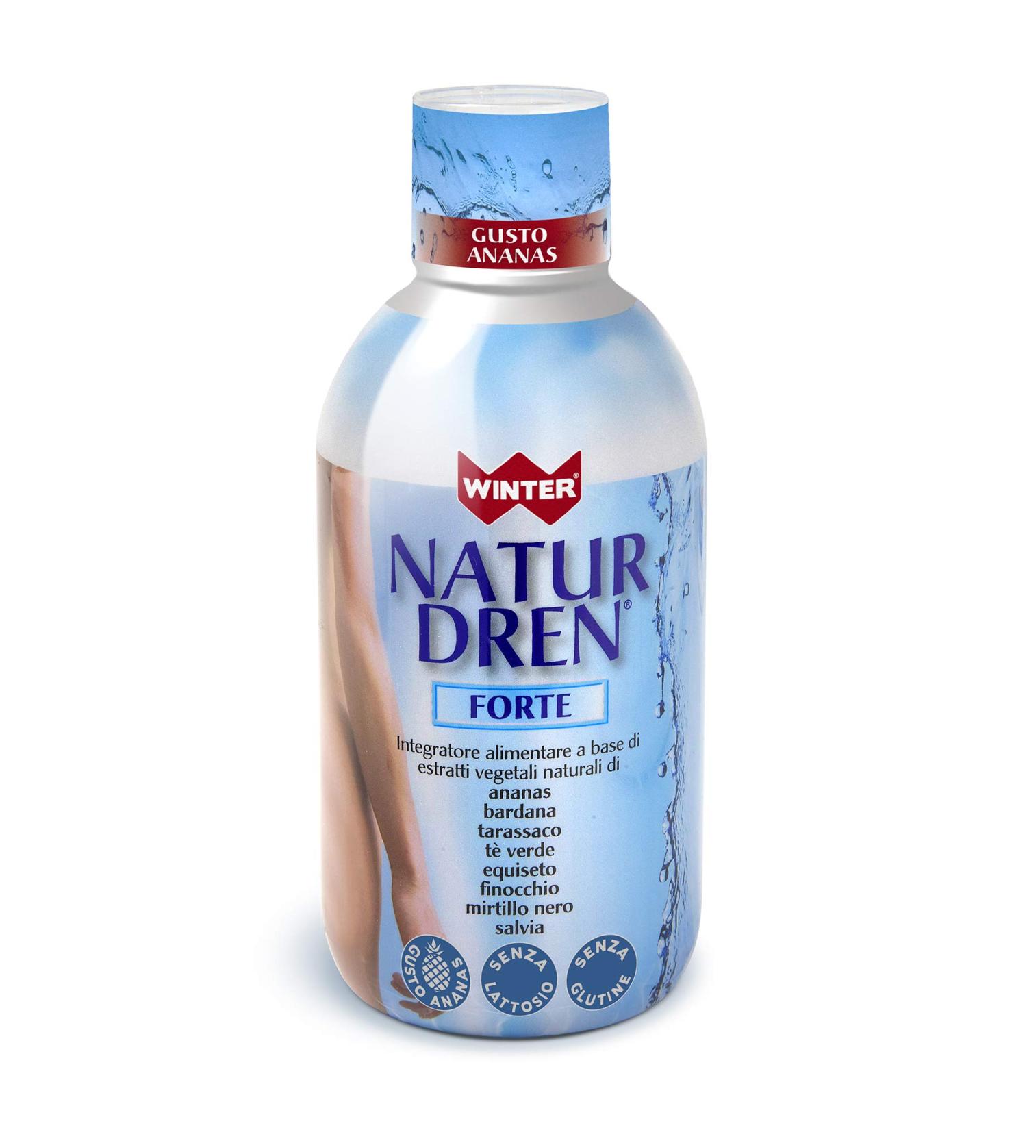 Winter Nature Dren Forte Gusto Pineapple 500 ml - Buy Online on GoSupps.com