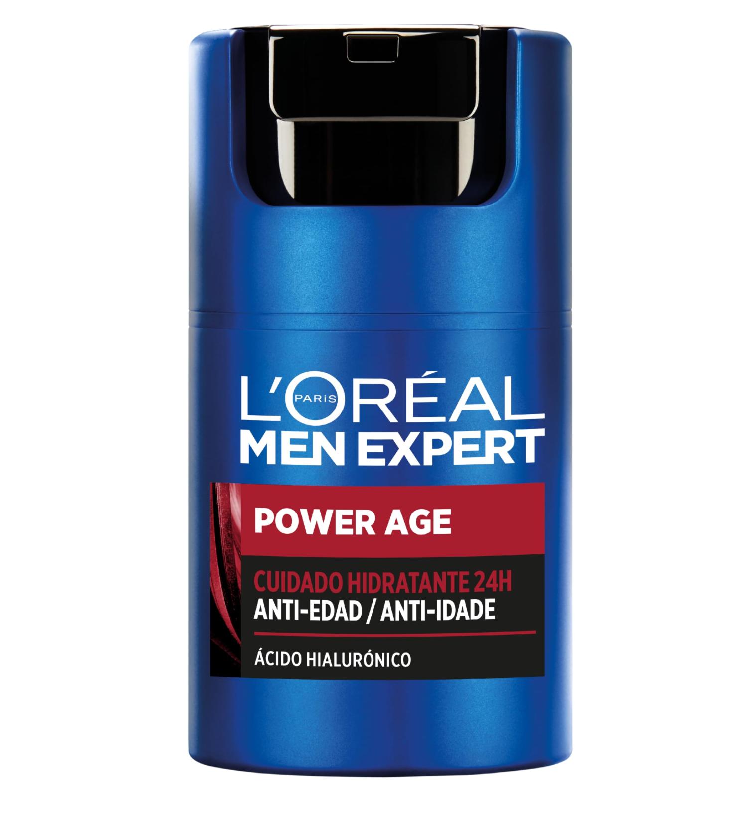 L'Or al Moisturizing Cream for Men Anti-Wrinkle and Anti-Aging With Hyaluronic Acid Moisturizing for Aging For Dry and Dull Skin Men Expert Power Age 50ml Anti-aging cream 50 ml - Buy Online on GoSupps.com