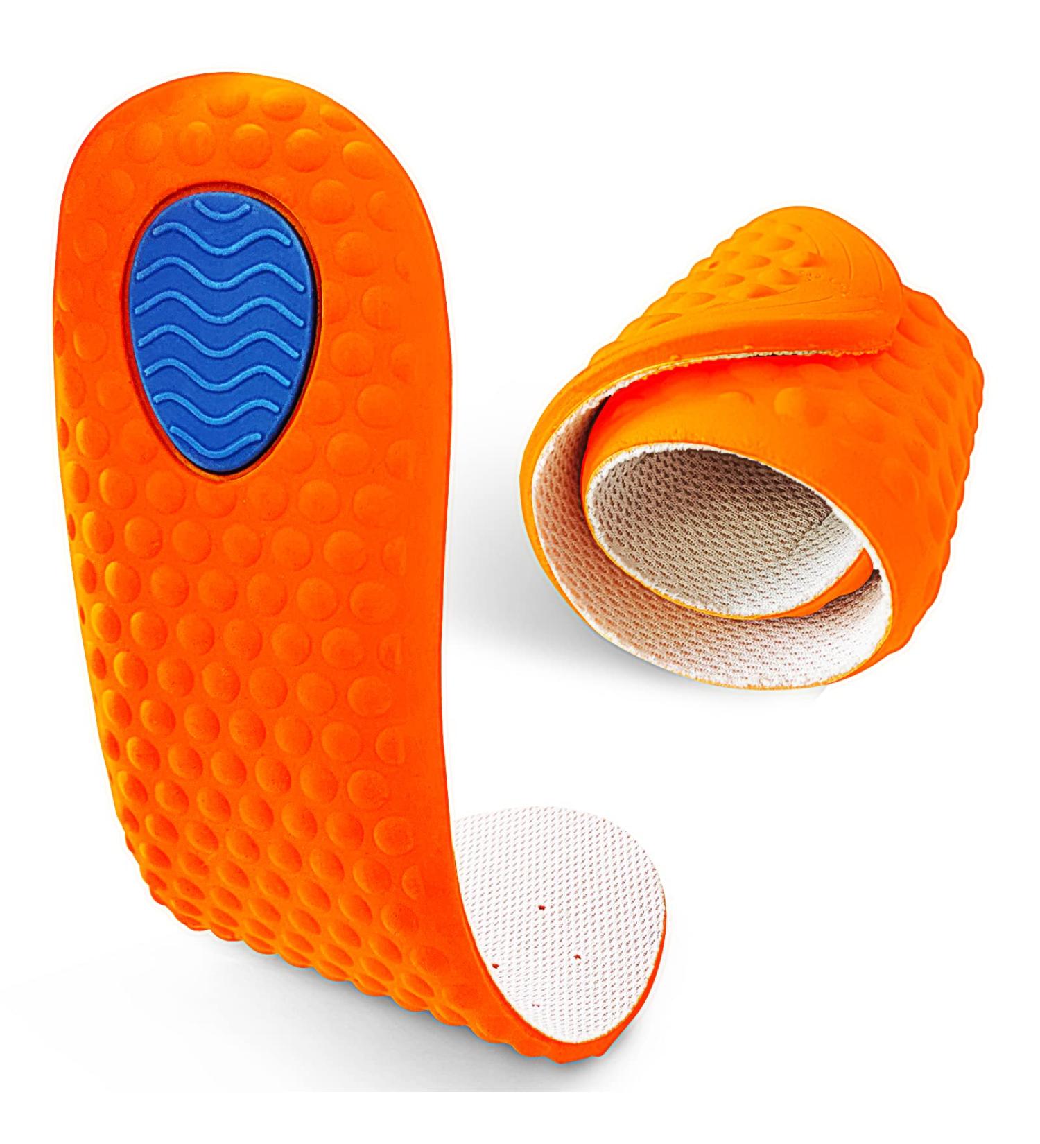 Memory Foam Insoles for Men and Women - Smosun Cushioned Shock Absorption Inserts - Relieve Foot Pain & Plantar Fasciitis - L (Men 9-10 / Women 10-11) - Buy Online on GoSupps.com