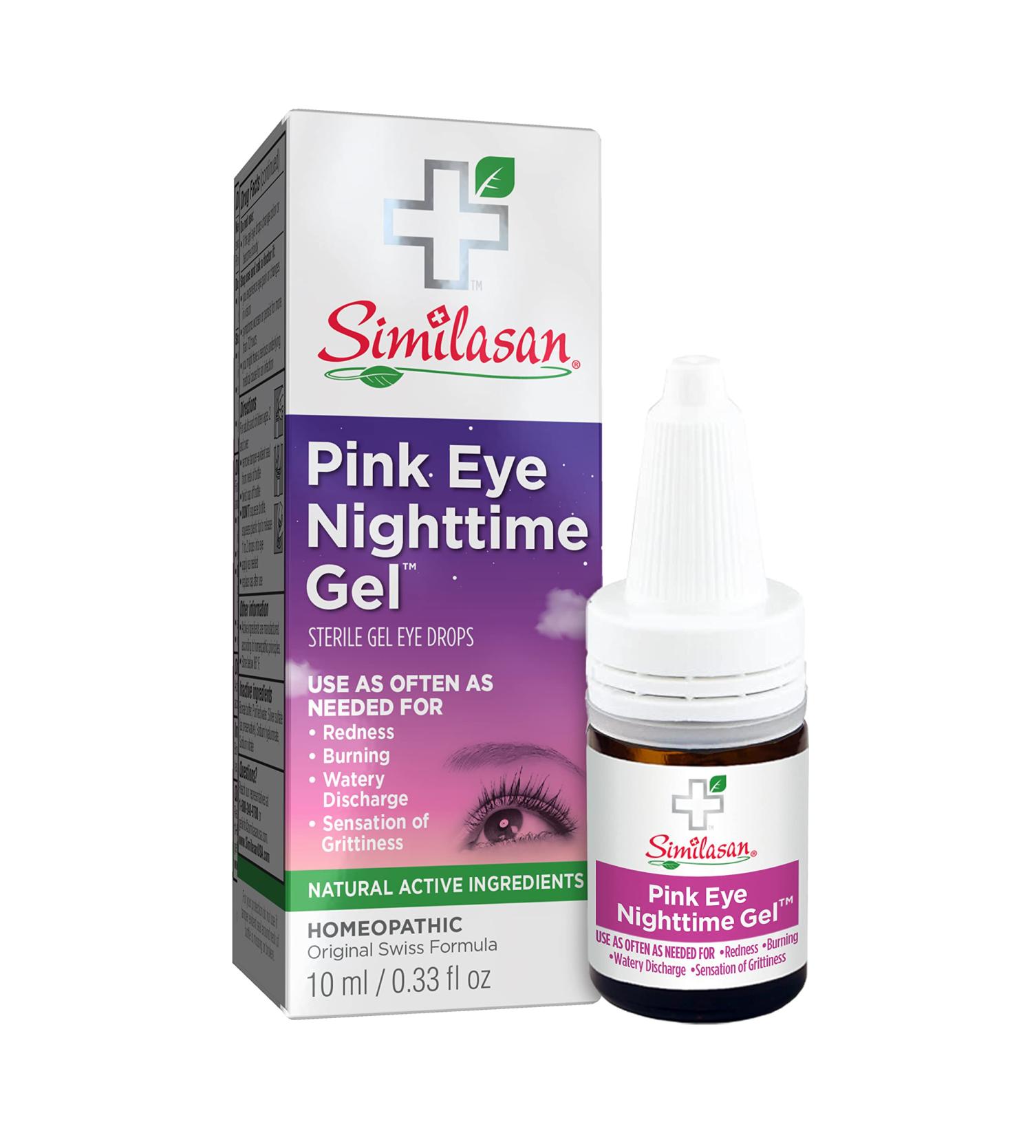 Similasan Pink Eye Nighttime Gel 0.33 Fl Oz - Soothing Relief for Pink Eye - Pack of 1 - Buy Online on GoSupps.com