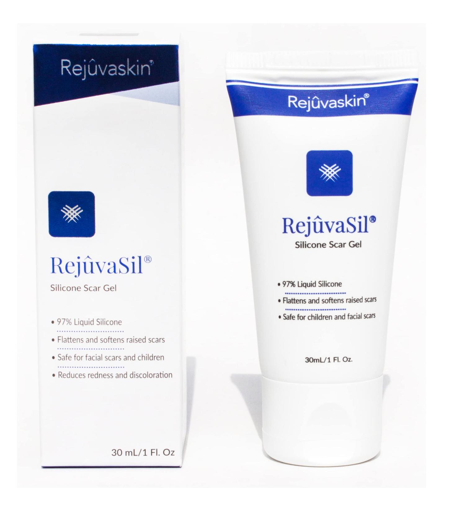 Rejuvaskin Rejuvasil Silicone Scar Gel - 30ml | Scar Treatment for Face, Body, Burn, Keloids, and Acne Scars | Reduce Appearance of Old & New Scars - Buy Online on GoSupps.com