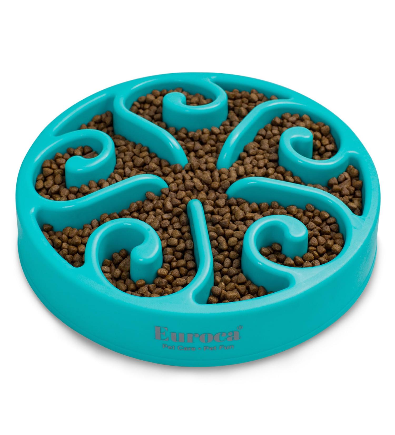 Euroca Feeder Slow Dog Bowl Slow Feeders Bowls Dish for Medium & Large Dogs Maze Interactive Puzzle Bowls Prevents Canine Obesity & Bloat Anti-Choking Dog Bowl (Blue Large) Large Blue - Buy Online on GoSupps.com