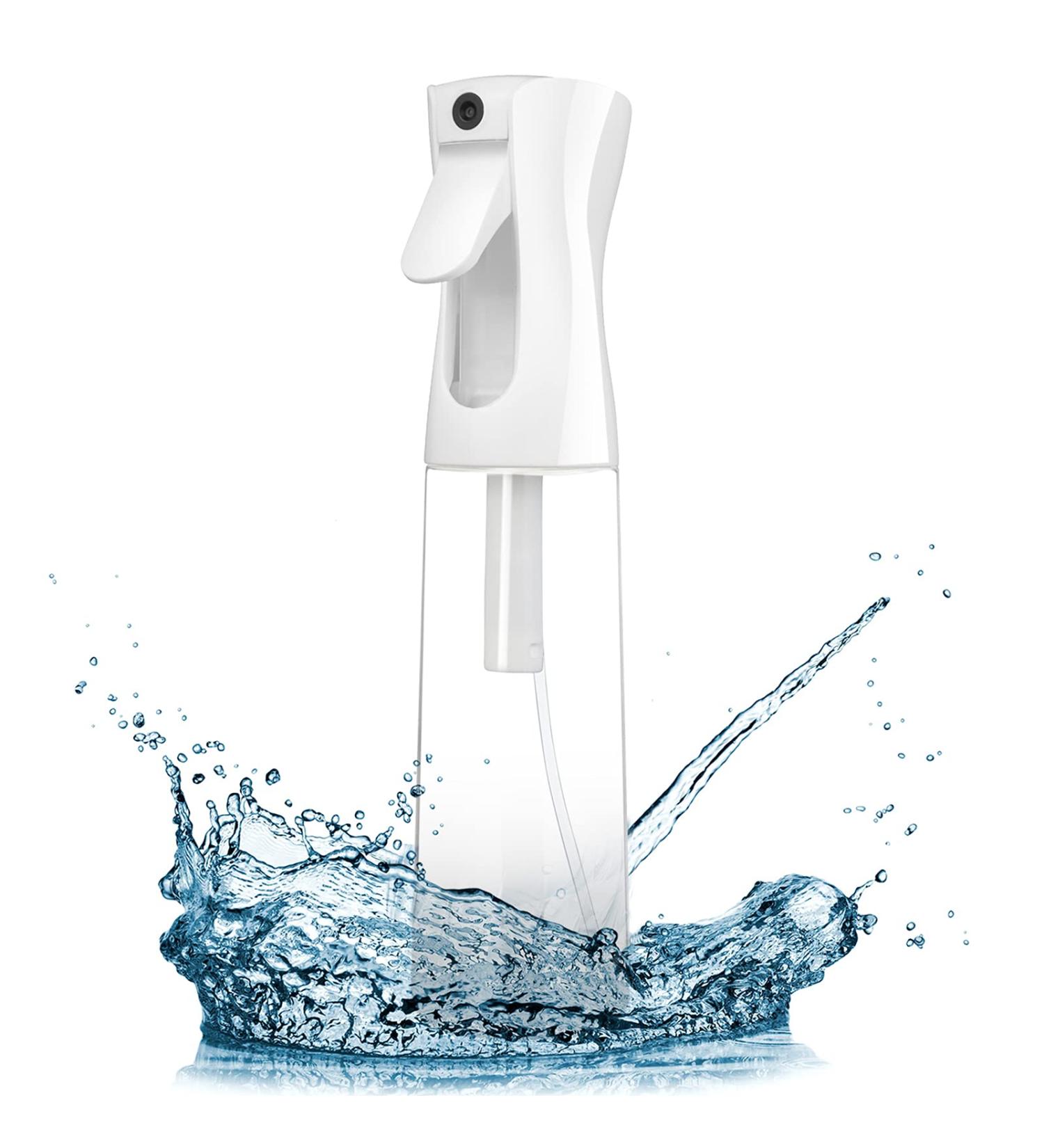 LSAIFATER 300ml Hair Spray Bottle - Continuous Water Mist for Hairstyles Plants & Cleaning | Transparent Design - Buy Online on GoSupps.com