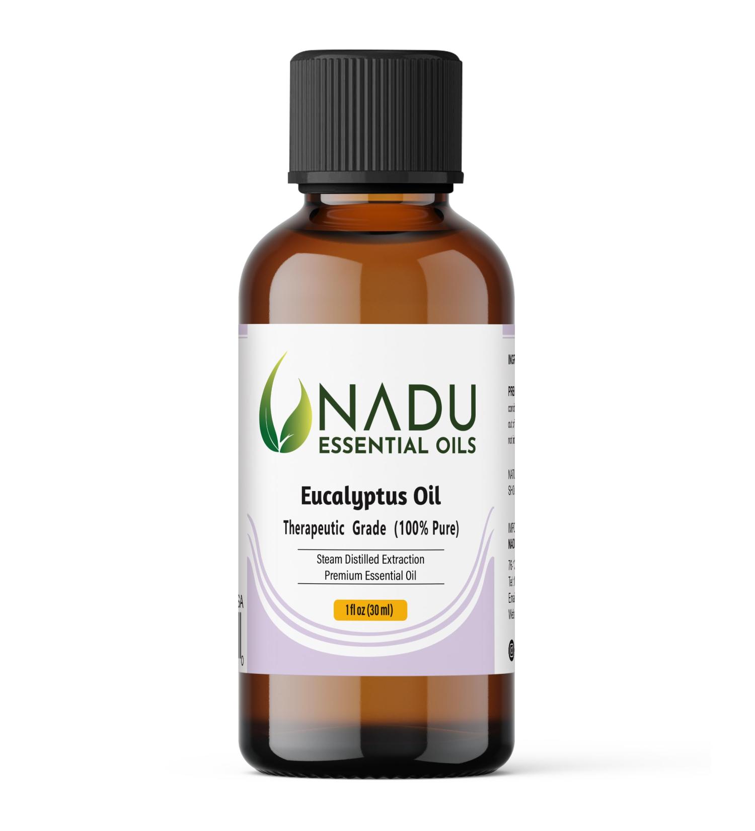 Eucalyptus Essential Oil - 100% Pure & Natural - Versatile Essential Oils for Diffusers for Home - Suitable for Aromatherapy Candles & Soap Making Scents DIY - 1 Fl Oz (30 ml)