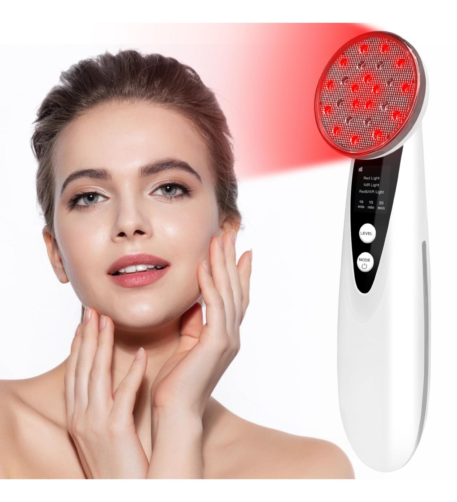 Sthmolepy Handheld Red Light Lamp Near Infrared Light for Body Portable LED Red Light Wand with 660nm & 850nm at Home Use - Buy Online on GoSupps.com