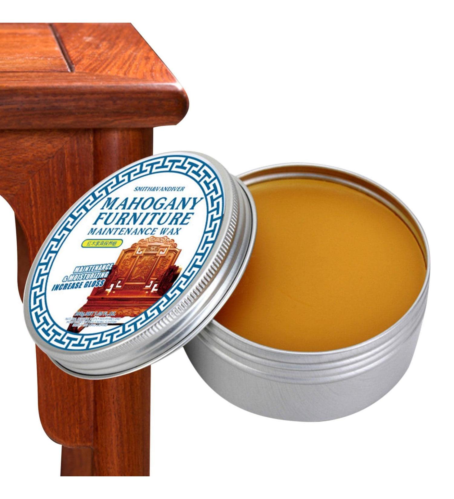 Beeswax Furniture Polish 7.05oz Multipurpose Natural Mahogany Wax | Furniture Waterproof & Repair Cleaner for Floors Cabinets to Protect and Care Frifer - Buy Online on GoSupps.com
