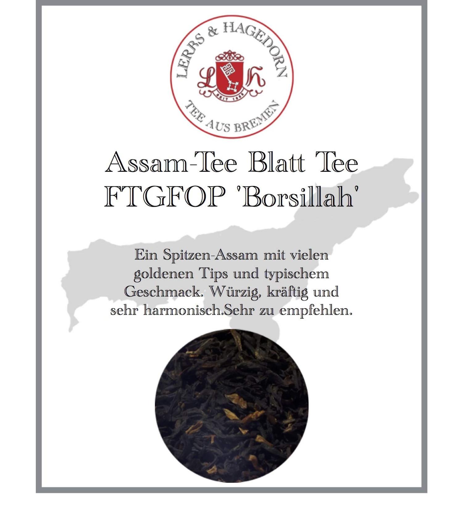  Lerbs & Hagedorn Assam-Tee FTGFOP Borsillah Tea Leaf 1.5 kg - Buy Online on GoSupps.com