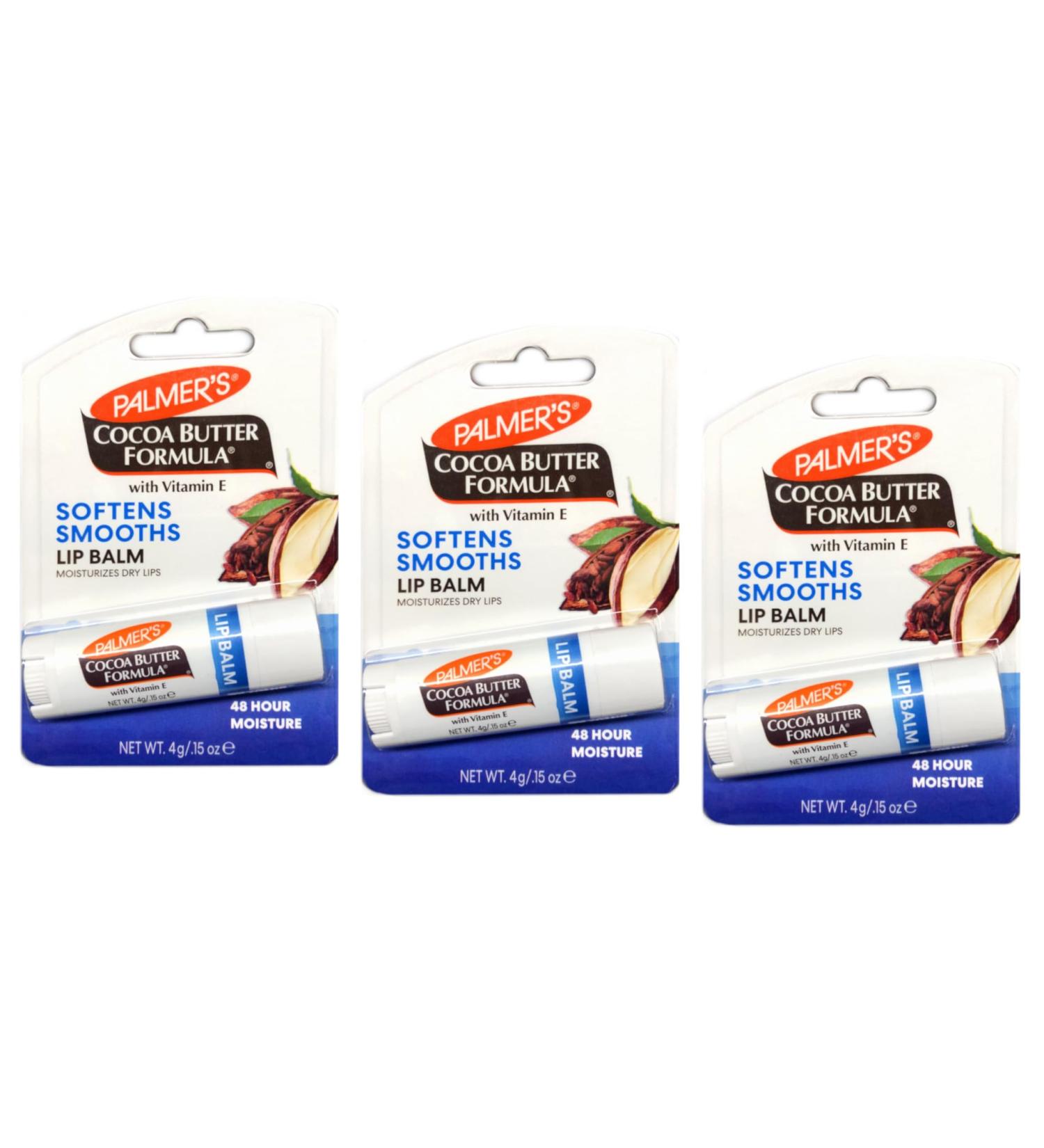 Palmer's Cocoa Butter Formula Ultra Moisturizing Lip Balm Original 0.15 OZ (Value Pack of 3)