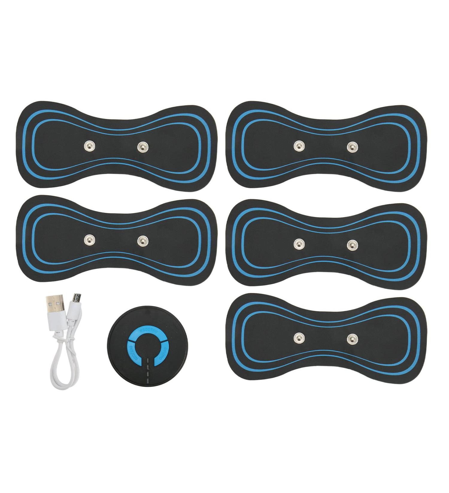 Portable Mini Cervical & Leg Massager - Adjustable Frequency for Neck Shoulder Back Waist & Arms Pain Relief | Includes 5 Massage Plasters - Buy Online on GoSupps.com