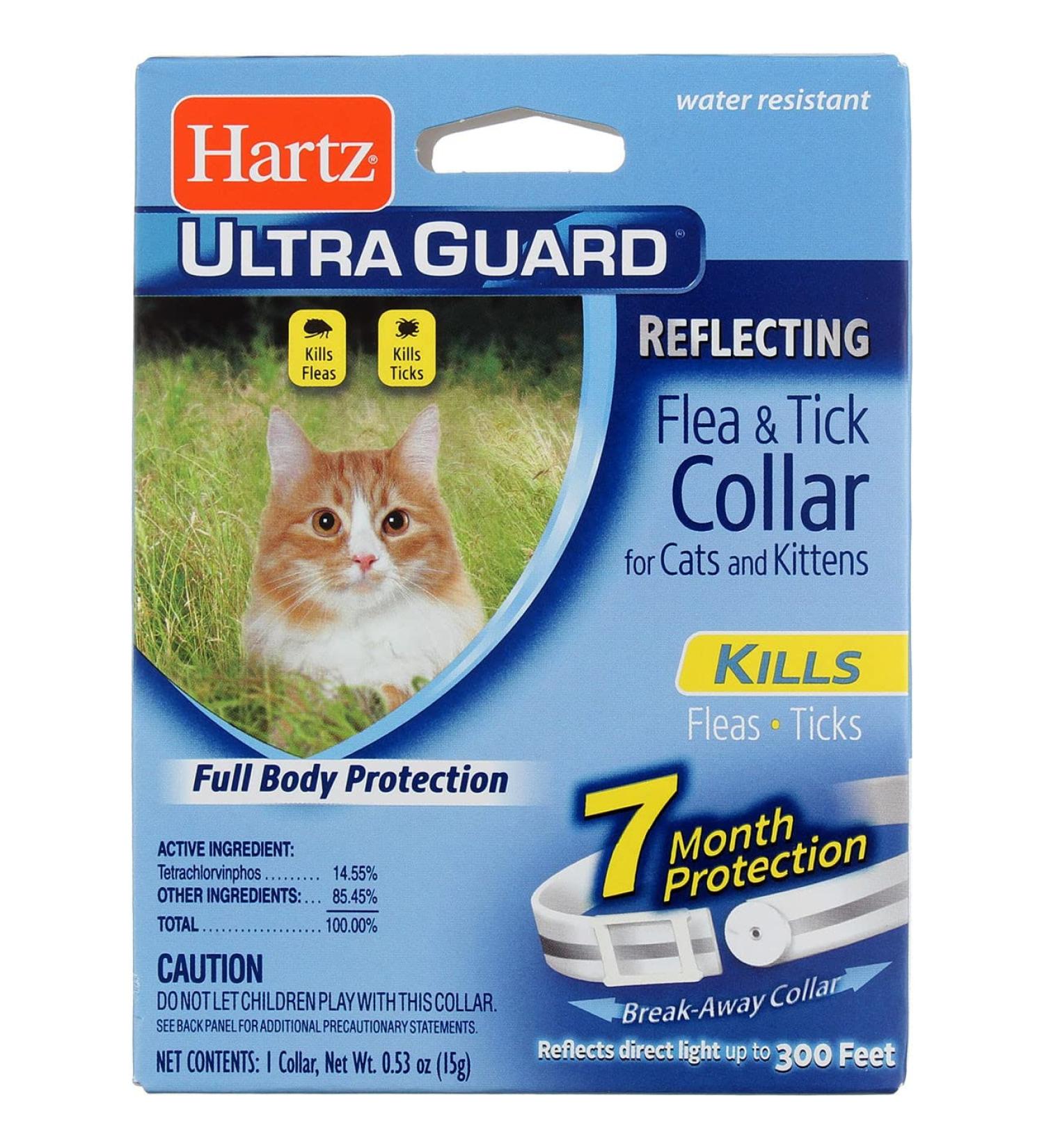 Hartz Ultra Guard Reflecting Flea & Tick Cat Collar - Pack of 12 | Effective Protection for Cats - Buy Online on GoSupps.com
