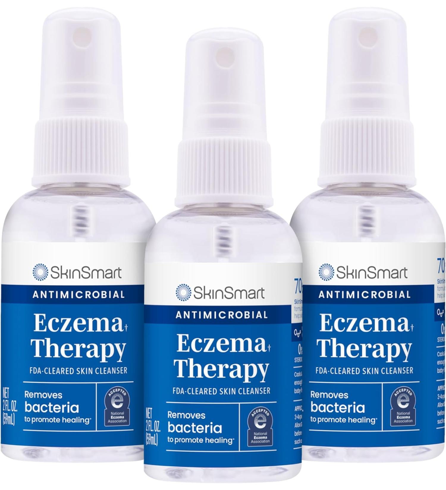 SkinSmart Antimicrobial Eczema Therapy - Pack of 3 - 2 Fl Oz. - Buy Online on GoSupps.com