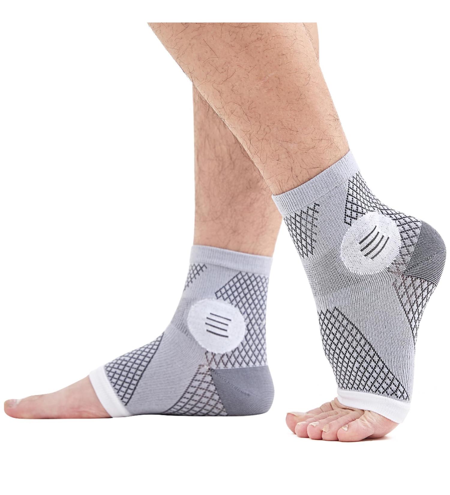 Neuropathy Toeless Support Socks - Ankle Foot Compression for Pain Relief | Ideal for Plantar Fasciitis Tendonitis Arthritis Heel Spurs | Unisex Small Size - Buy Online on GoSupps.com