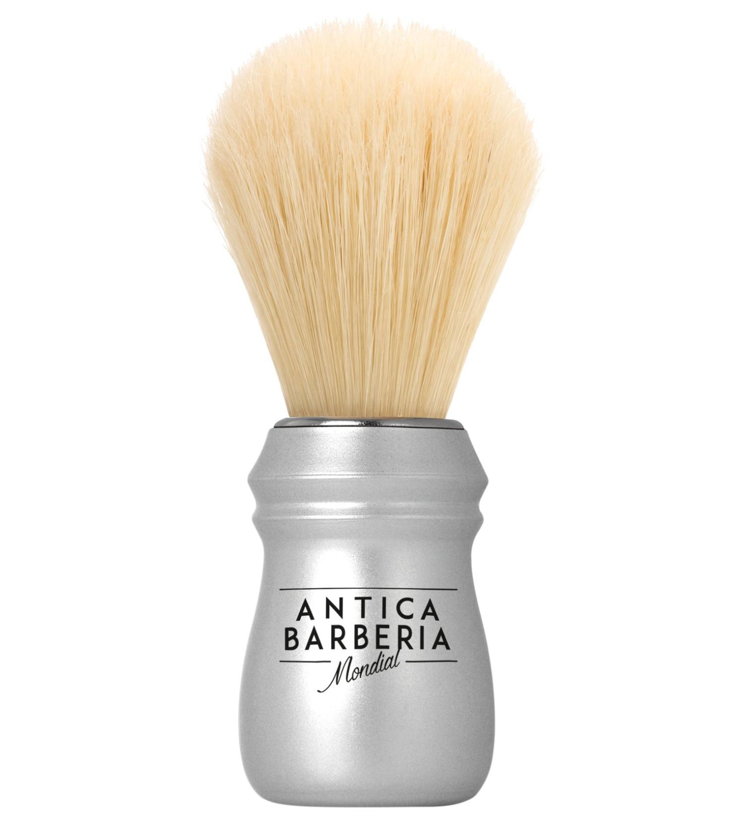Mondial Antica Barberia Shaving Brush - Pure Bleached Bristle | Premium Shaving Tools for Men | International Shipping Available - Buy Online on GoSupps.com