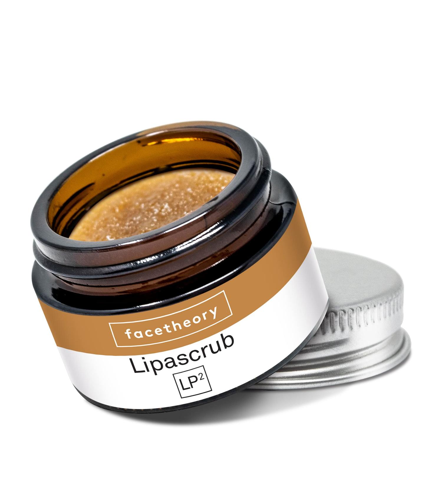 Facetheory Lipascrub LP2 Exfoliating Lip Scrub with Avocado & Coconut | Moisturizing & Vitamin C Lip Treatment | 15ml - Buy Online on GoSupps.com