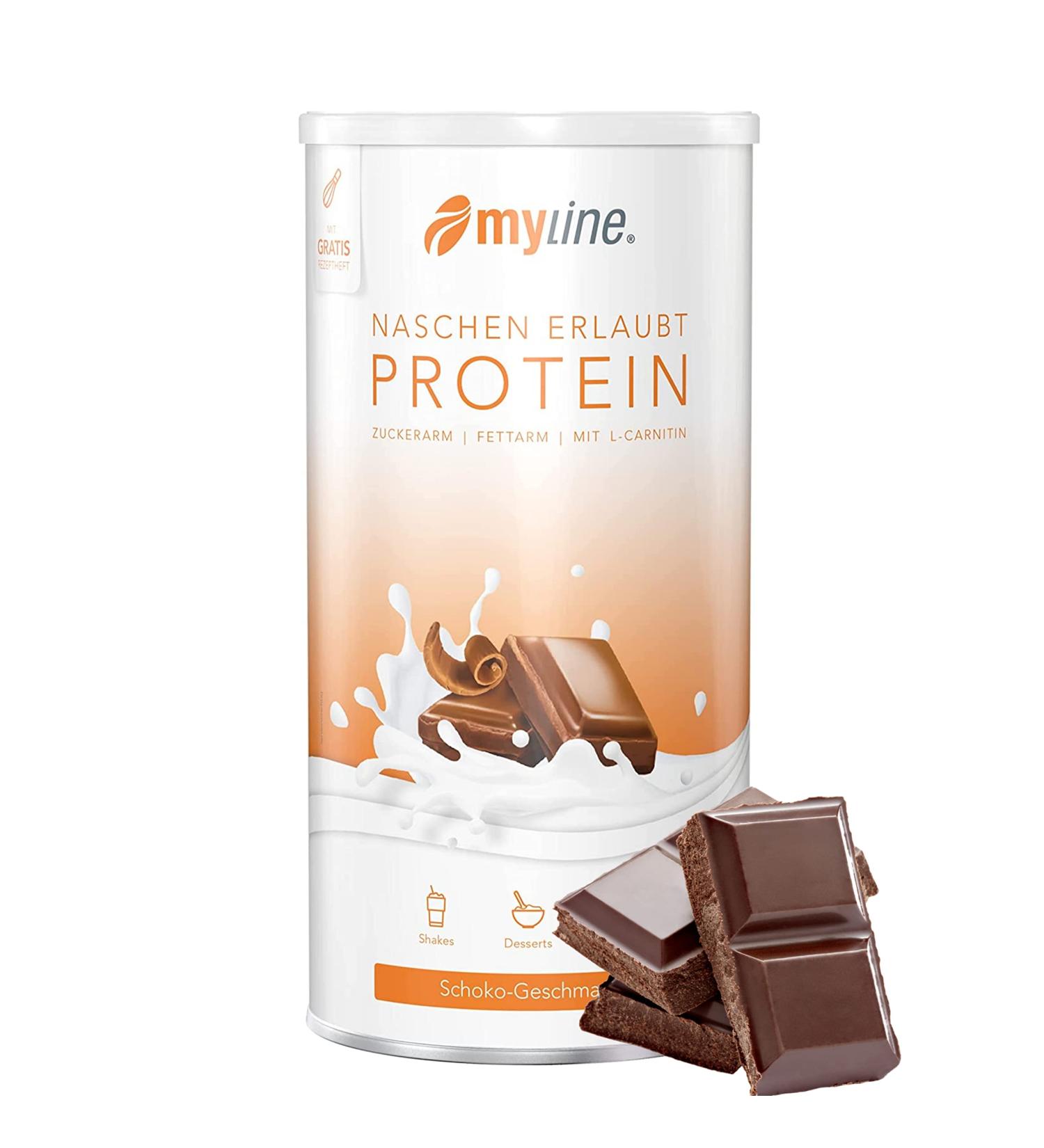 Myline Protein Shake protein powder many flavors 400g + tape measure (chocolate)