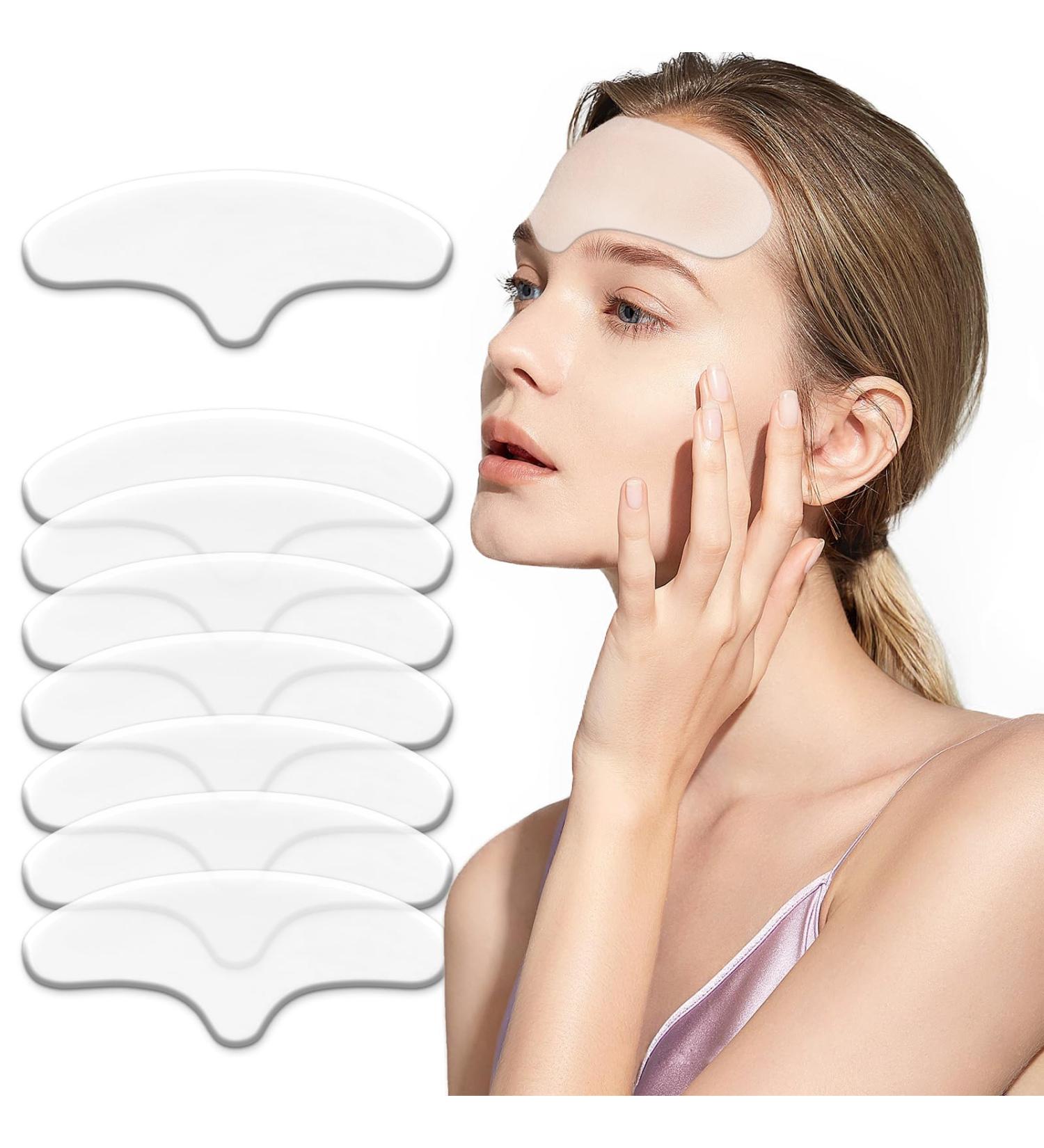 Pacify 8 Pcs Silicone Forehead Wrinkle Patches Reusable Anti Wrinkle Silicone Patches for Smoothing Forehead Face Wrinkles & Fine Lines Overnight - Buy Online on GoSupps.com