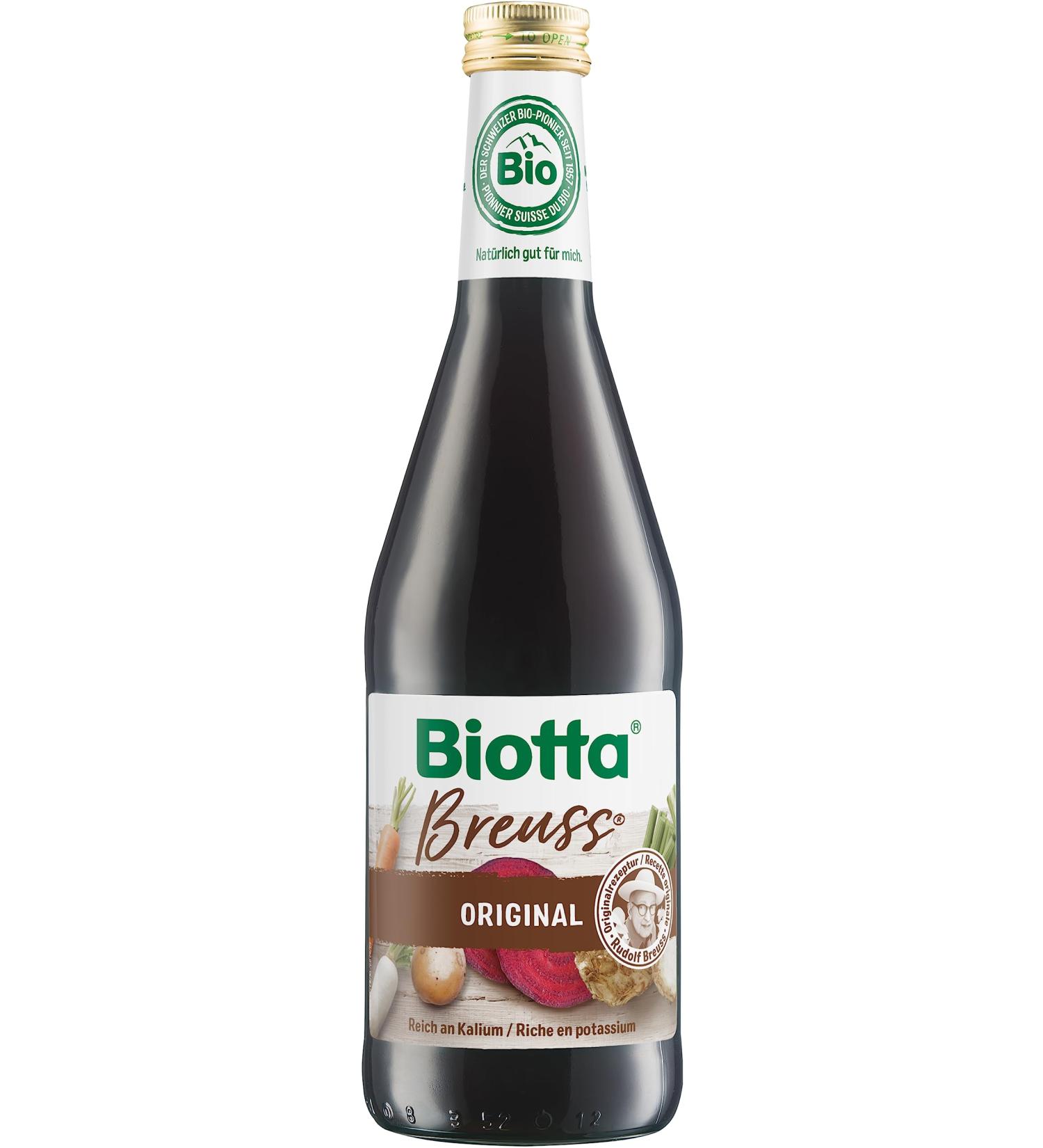 Biotta Breuss Original Organic Vegetable Juice (2 x 500 ml)
