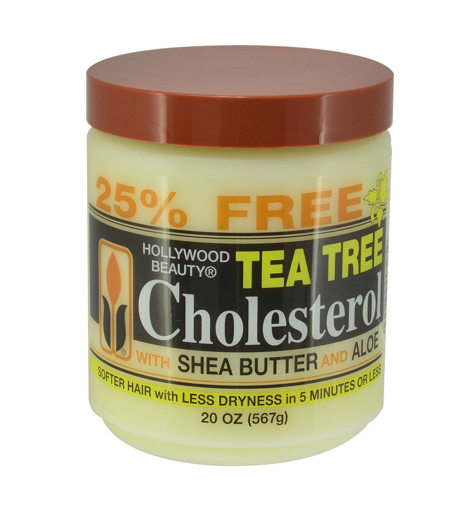 Hollywood Beauty Tea Tree Cholesterol With Shea Butter & Aloe 20 Oz