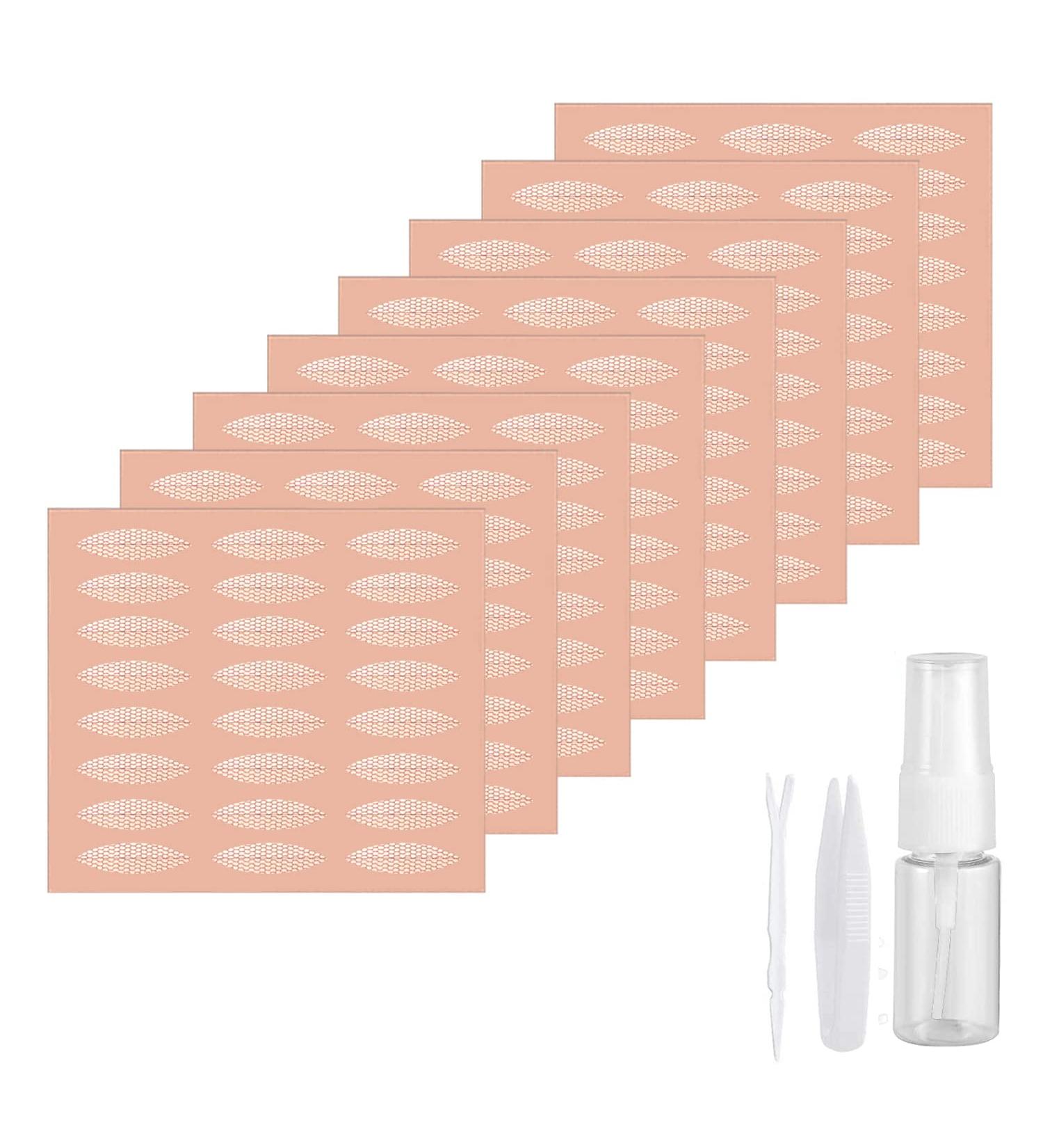 384 Piece Eyelid Lifting Stripes - Invisible Breathable Mesh Eye Tape | Skin Color | 3 Sizes | International Shipping - Buy Online on GoSupps.com