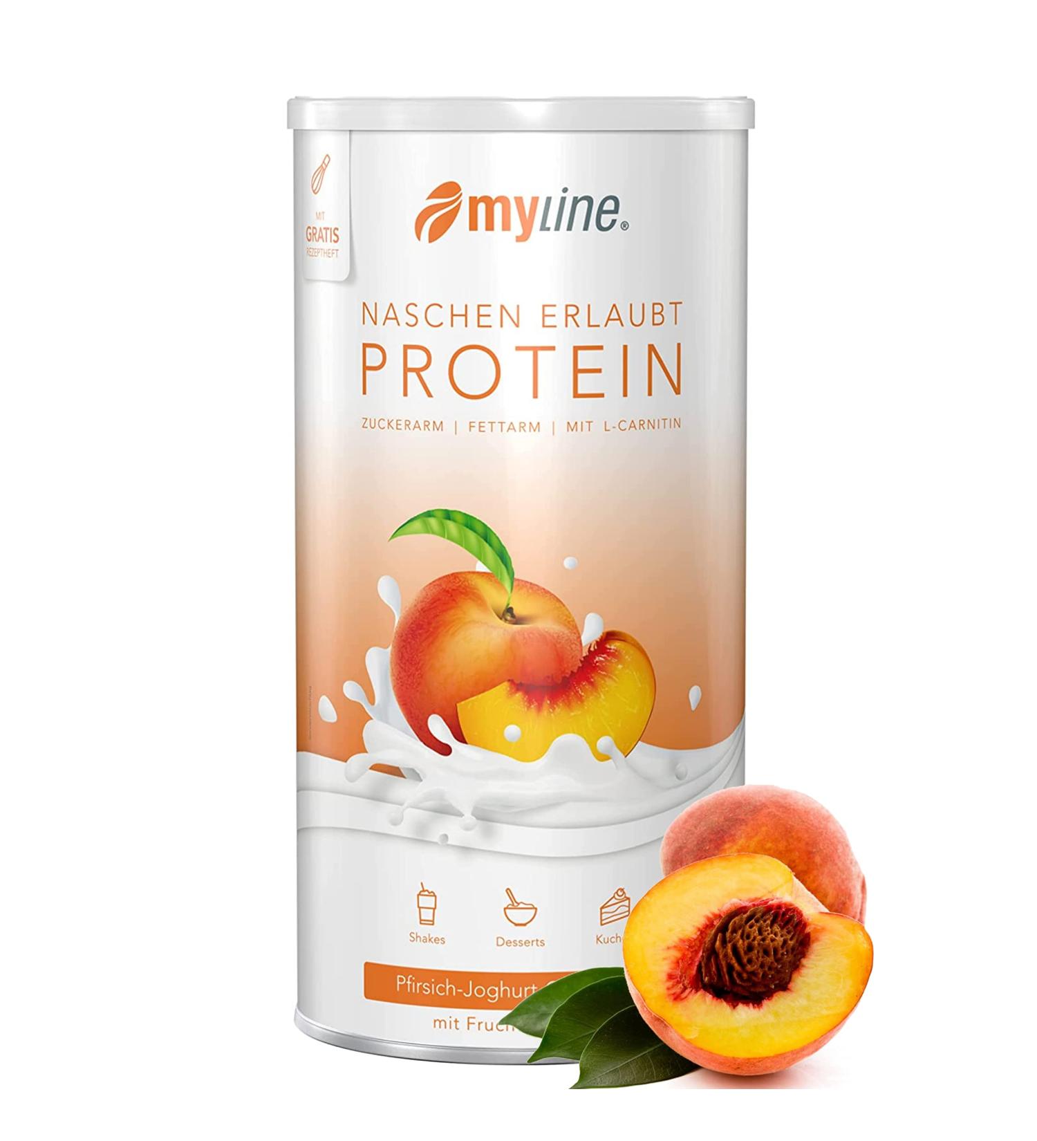 Myline Protein Shake Protein Powder Many Flavours 400g (Peach)