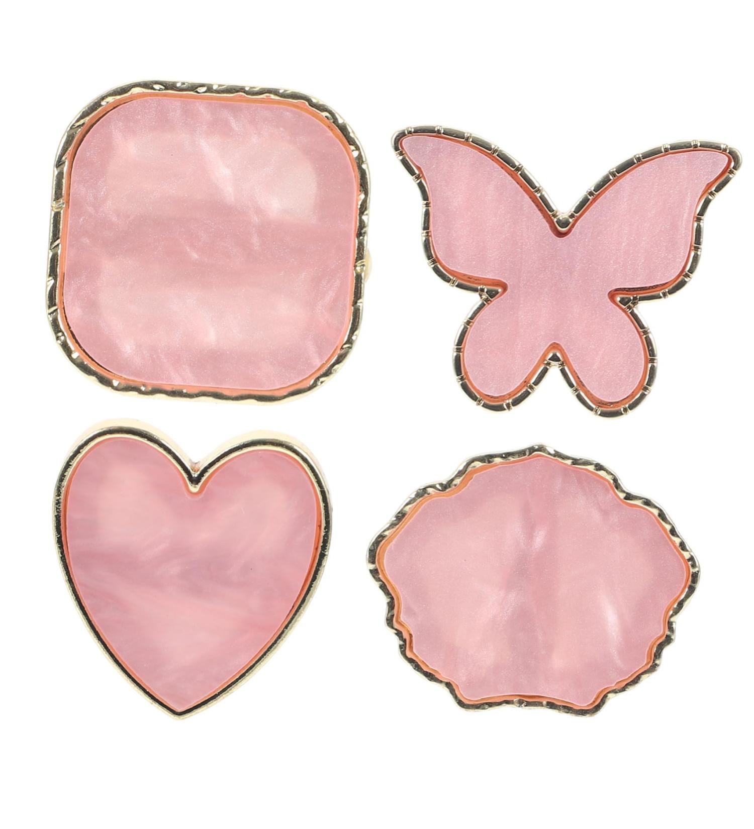 Hohopeti 4 pi ces Anneaux Palette Nail Art Couleur Mixte pour Femmes Accessoire Manucure DIY Pratique et Facile Nettoyer Pr sentoir Ongles Nuancier S curis et l gant - Buy Online on GoSupps.com