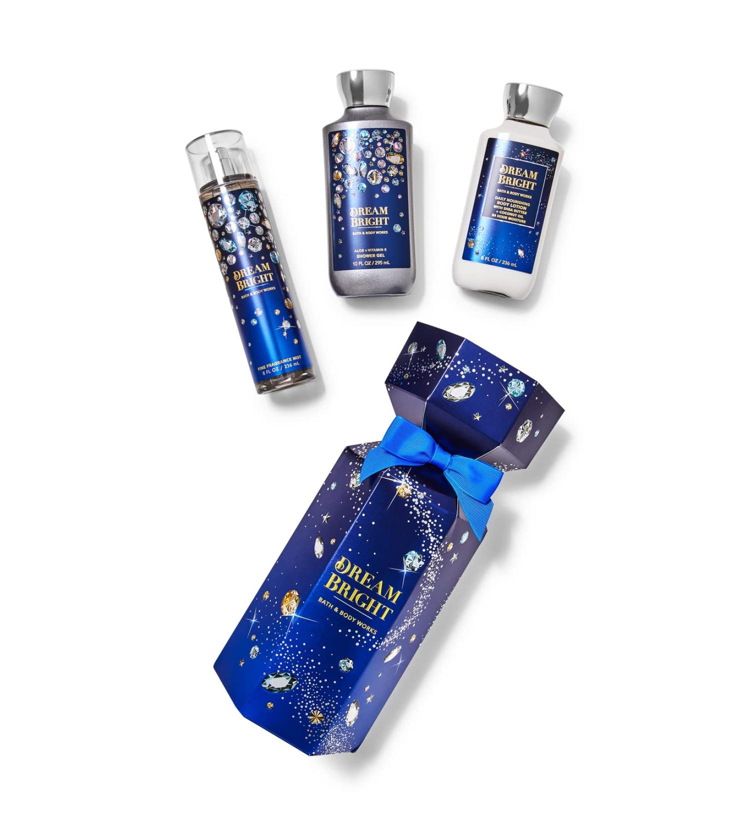 Bath and Body - Dream Bright Gift Set - Nourishing Body Lotion - Shower Gel - Fine Fragrance Mist