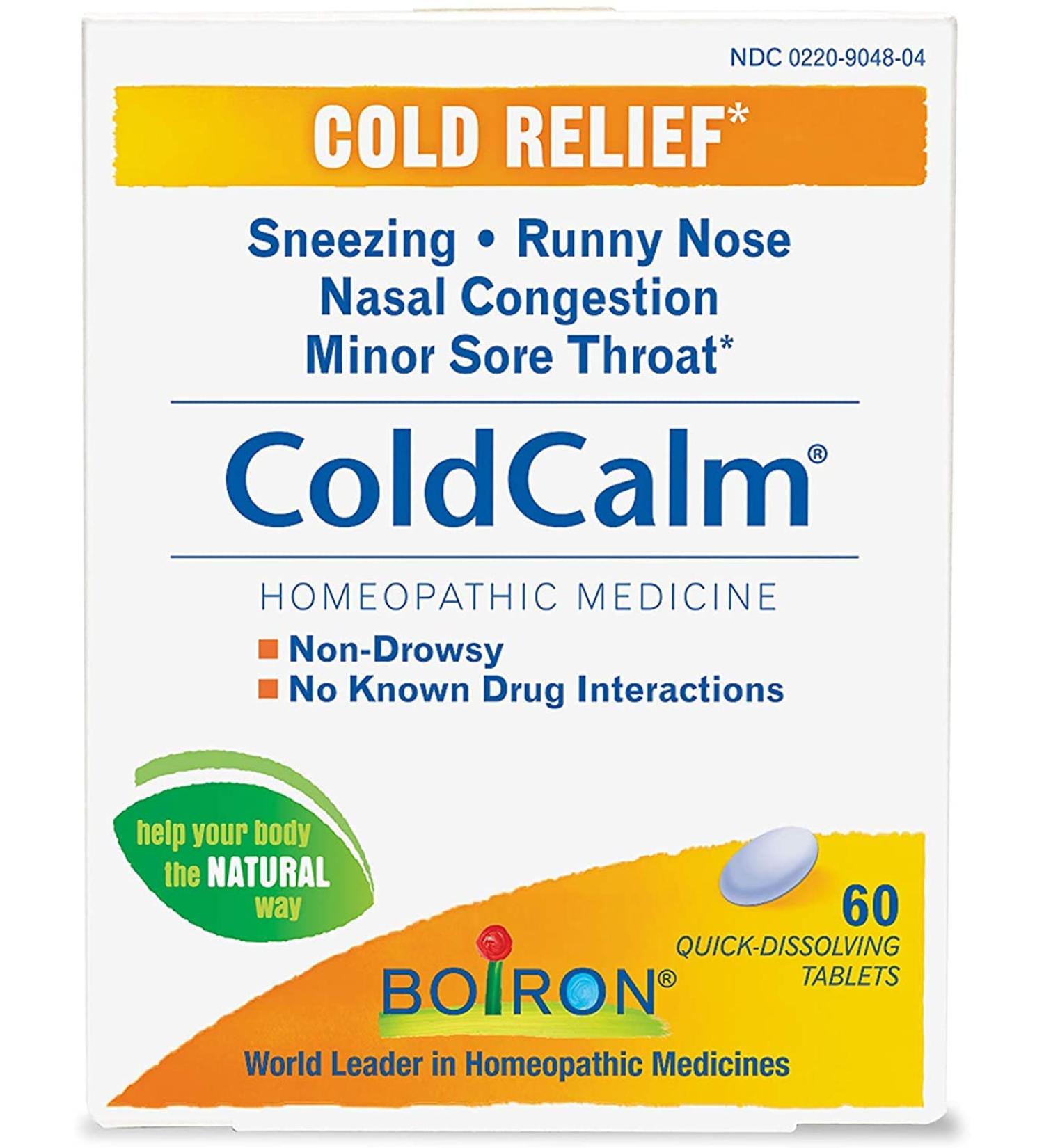 Boiron Coldcalm 60 Quick-Dissolving Tablets - Pack of 5 - Buy Online on GoSupps.com