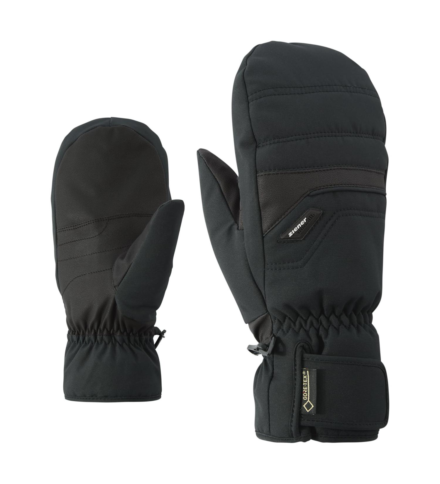 Ziener Herren Glyndal Gore Plus warm in the middle of Glove Ski Alpine Ski gloves / winter sports |Waterproof breathable 9.5 black (black)