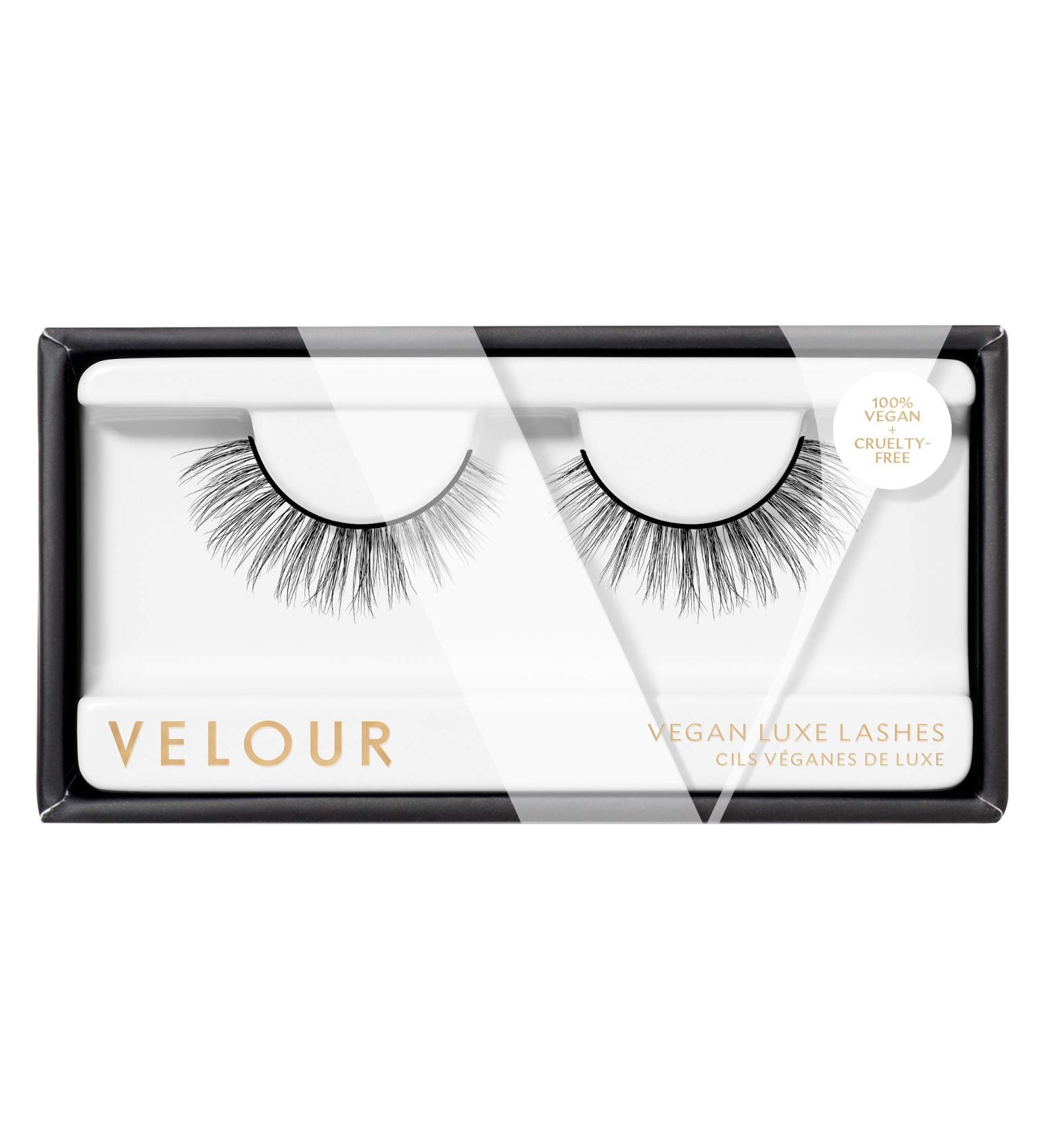 Velour Vegan Luxe Eyelashes - Lightweight and Reusable Natural False Lashes | Handmade Fake Lash Extensions - 100% Vegan Mink | Soft, Comfortable, and Suitable for All Eye Shapes - Buy Online on GoSupps.com