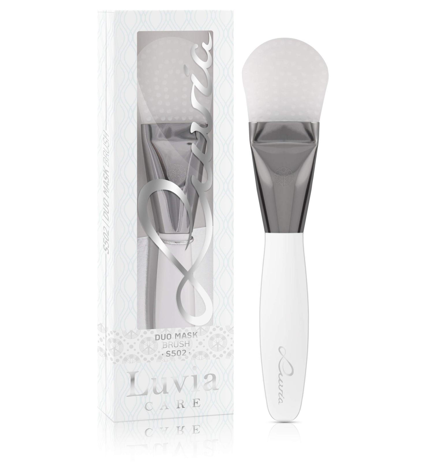 Luvia Mask Brush Silicone S502 - Dual Silicone Brush for Face & Eye Masks | Perfect for Serums | Shop Now - Buy Online on GoSupps.com