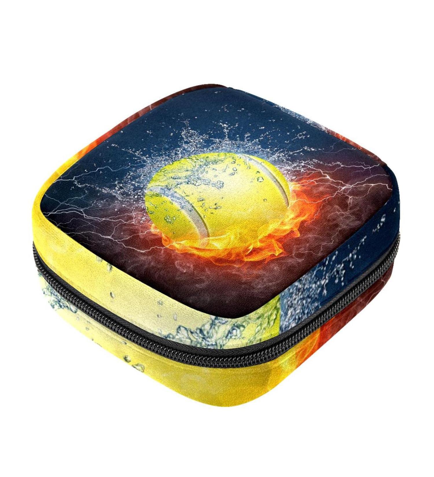 Buy Ice Fire Baseball Women Binden Storage Pocket - Zippered Menstrual Bag & Menstrual Cup Holder for Teens & Women - Durable & Stylish - Buy Online on GoSupps.com