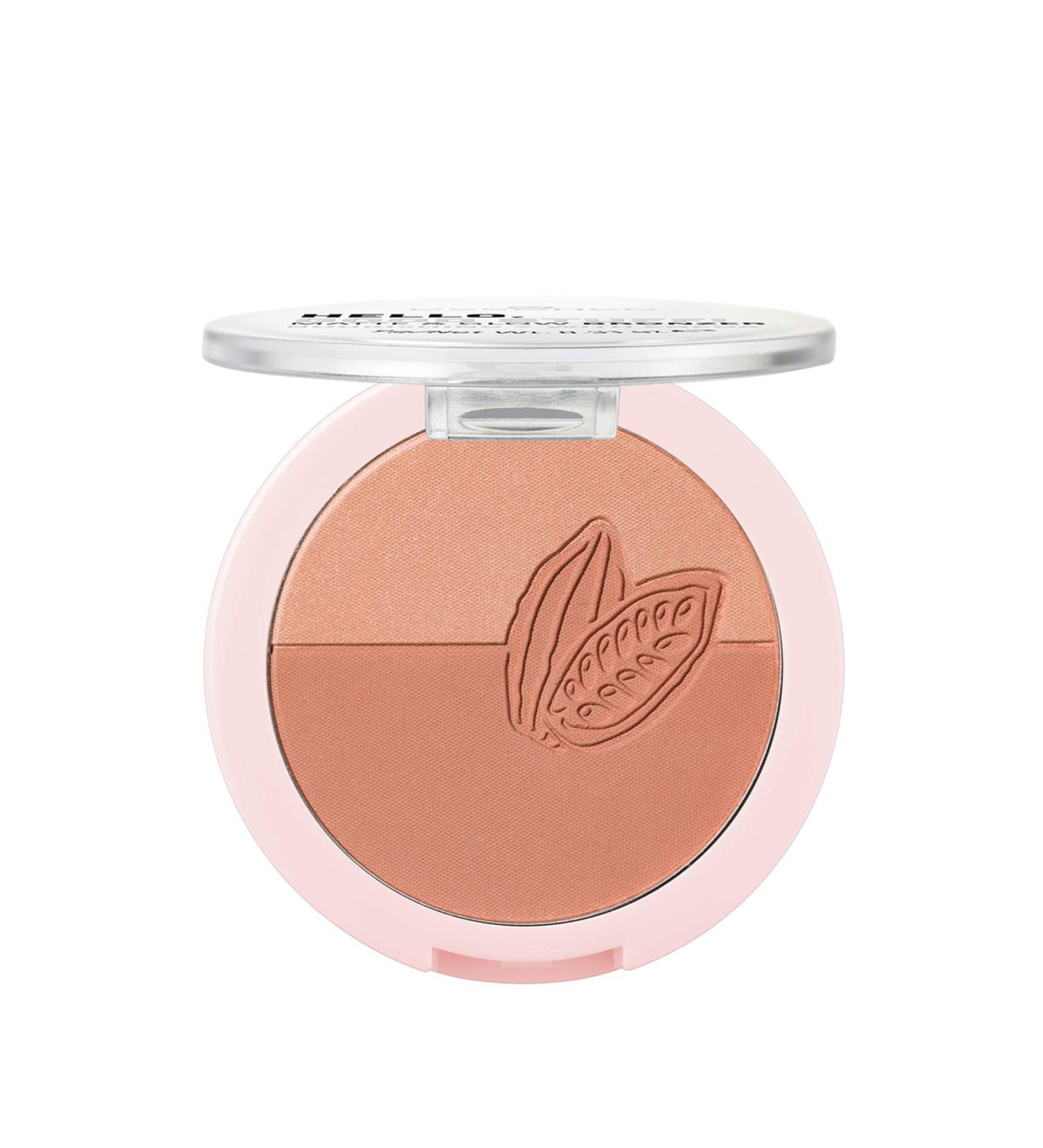 Essence Hello Good Stuff! Matte & Glow Bronzer No. 20 Cocoa-Kissed - Vegan Bronzing Powder with Cocoa Radiant Finish 9g - Buy Online on GoSupps.com