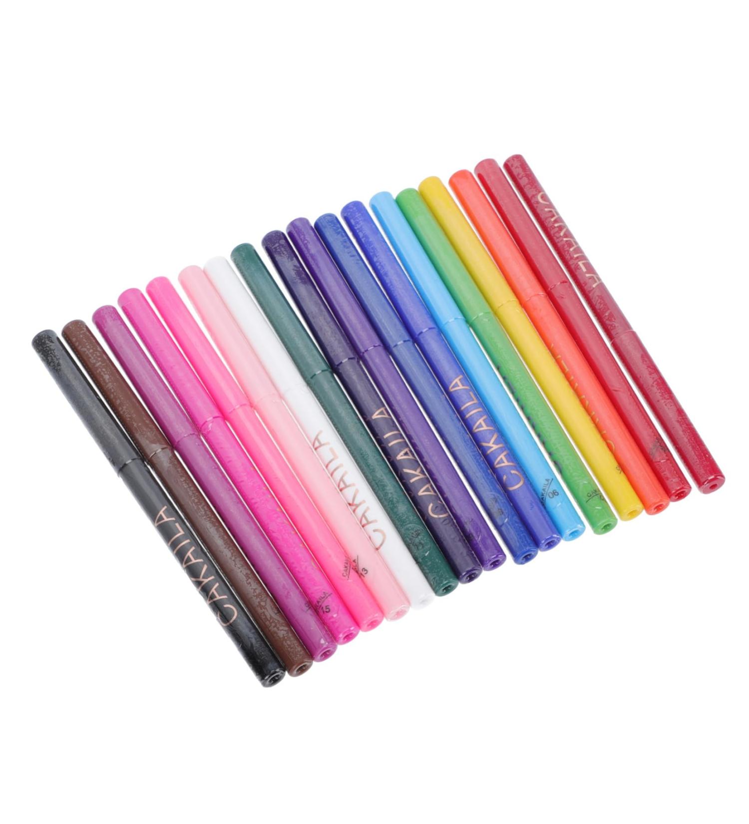 AUTSUPPL 18pcs Eyeliner Accessories for Woman Makeup Tools Cosmetics Eye Line Pencils Abs - Buy Online on GoSupps.com