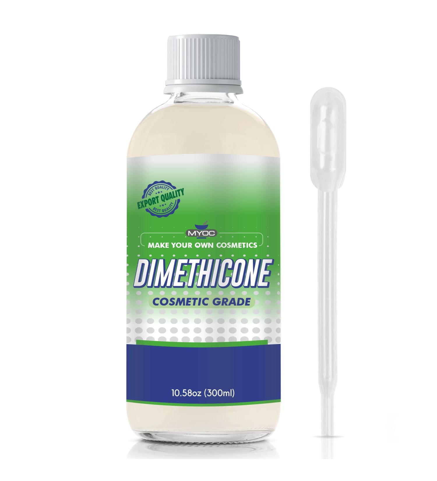 100% Pure Dimethicone (Polydimethylsiloxane) - Cosmetic Grade Moisturizer for Hair Lips Body & Skin | 10.58 oz (300 ml) - International Shipping Available - Buy Online on GoSupps.com