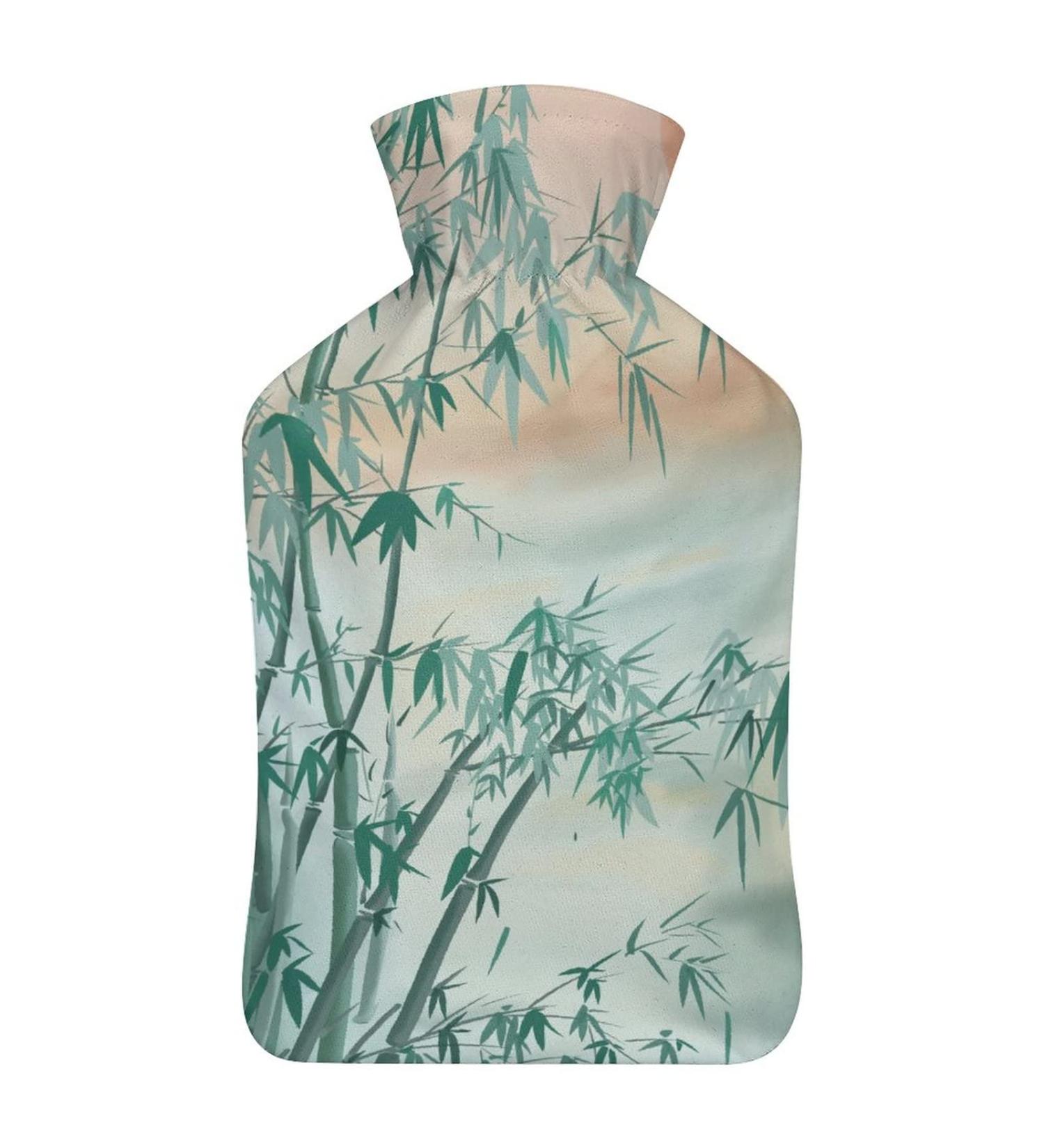 Leaf Hot Water Bottle with Plush Cover - Perfect Hand Warmer for Adults & Children | 26.5x15.3cm | International Shipping - Buy Online on GoSupps.com